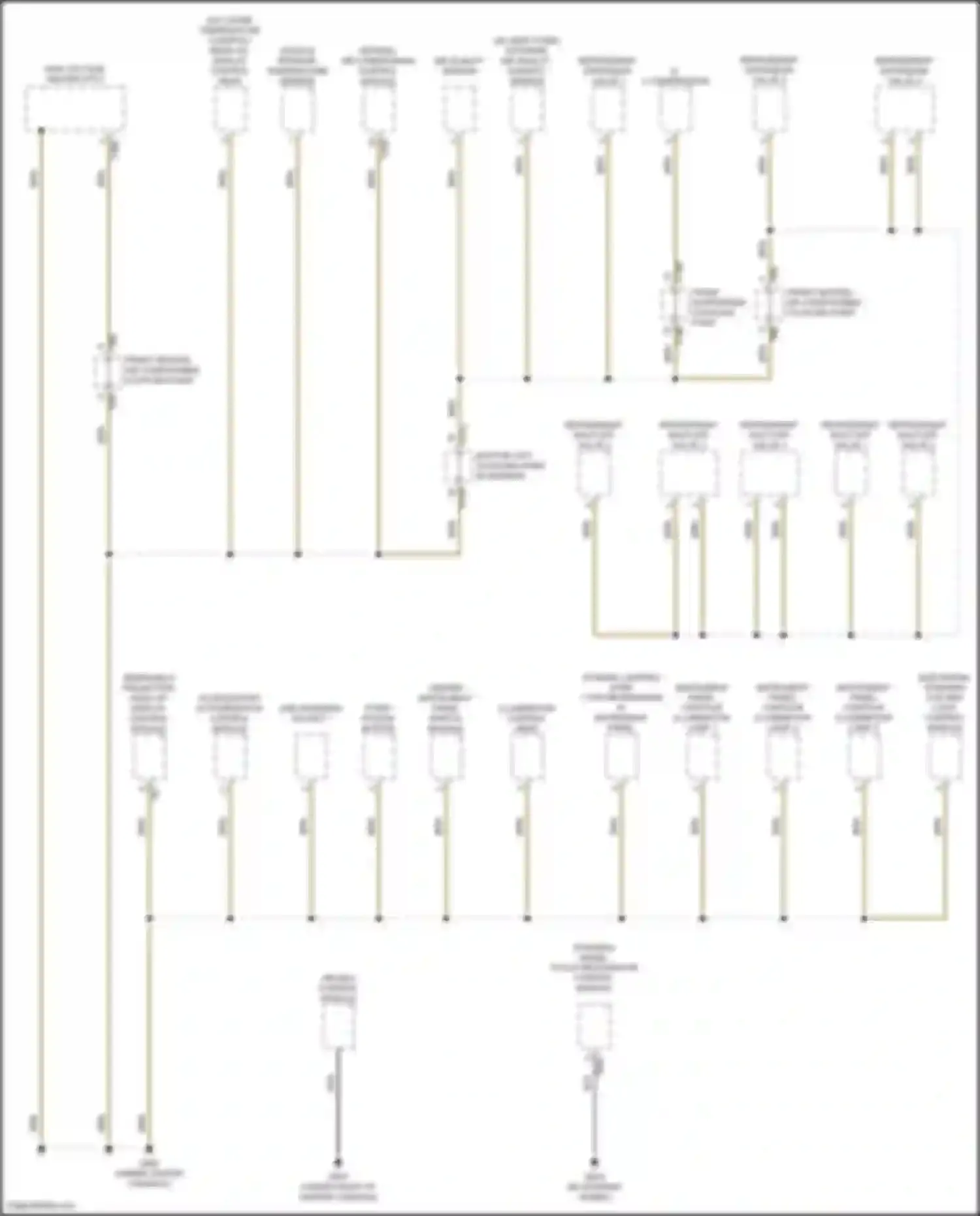 ID.4 X Volkswagen I (2020-2024): Ground distribution circuit (3 of 6)