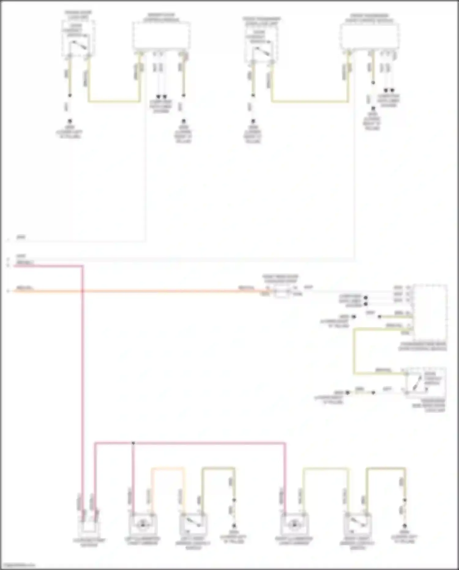 ID.4 X Volkswagen I (2020-2024): Courtesy lamps circuit (3 of 3)