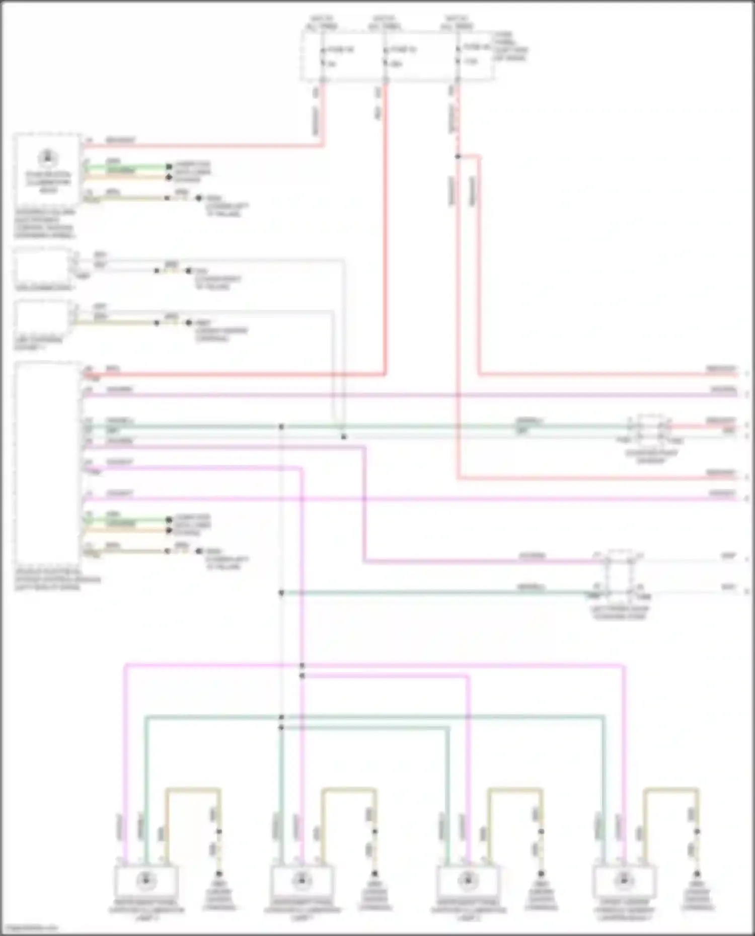 ID.4 X Volkswagen I (2020-2024): Instrument illumination circuit (1 of 4)
