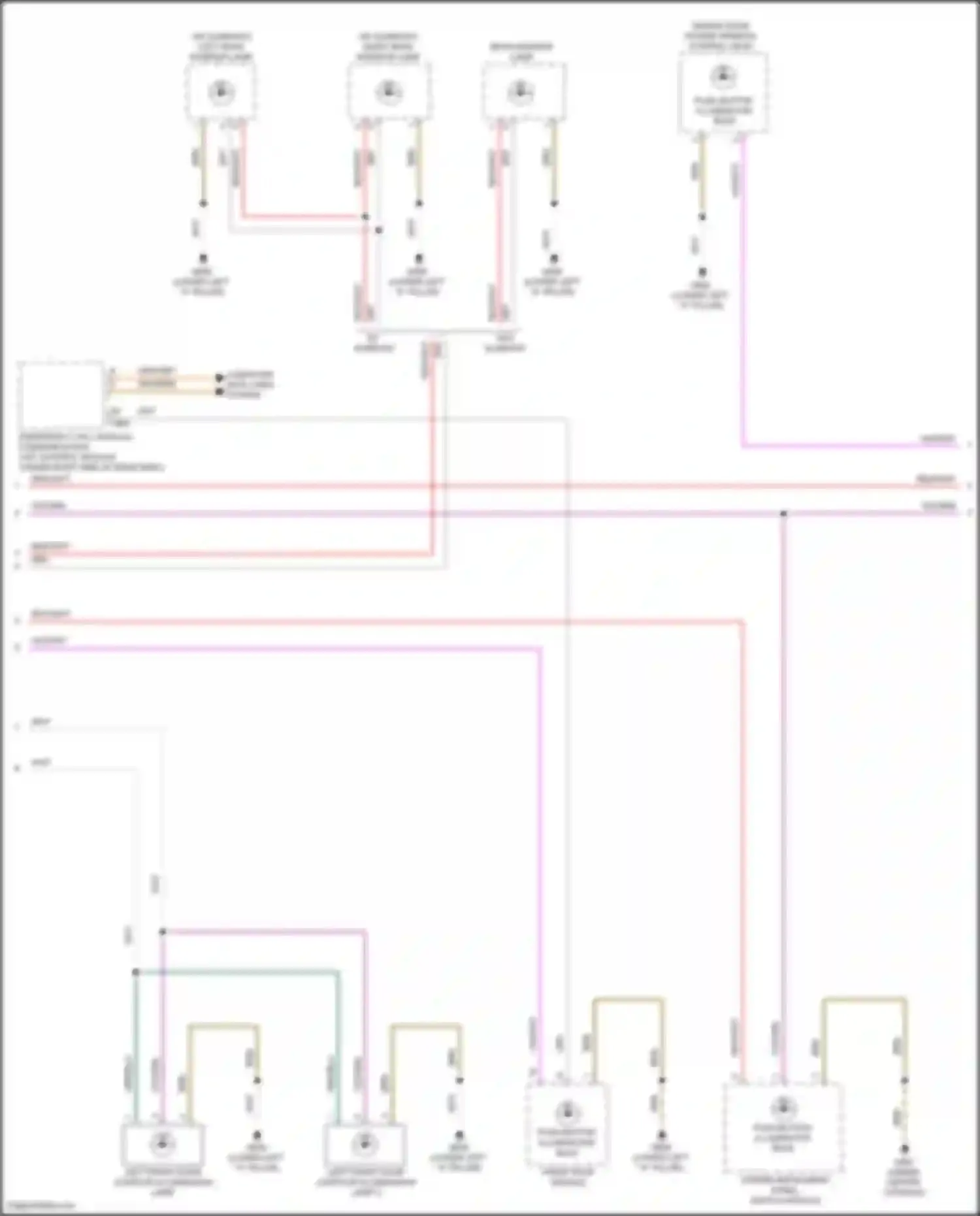 ID.4 X Volkswagen I (2020-2024): Instrument illumination circuit (2 of 4)