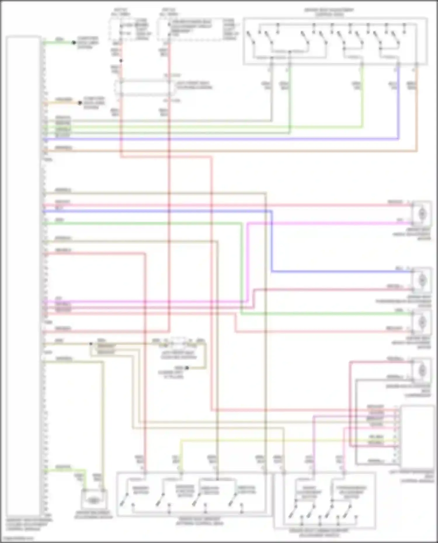 ID.4 X Volkswagen I (2020-2024): Driver"s memory seat circuit