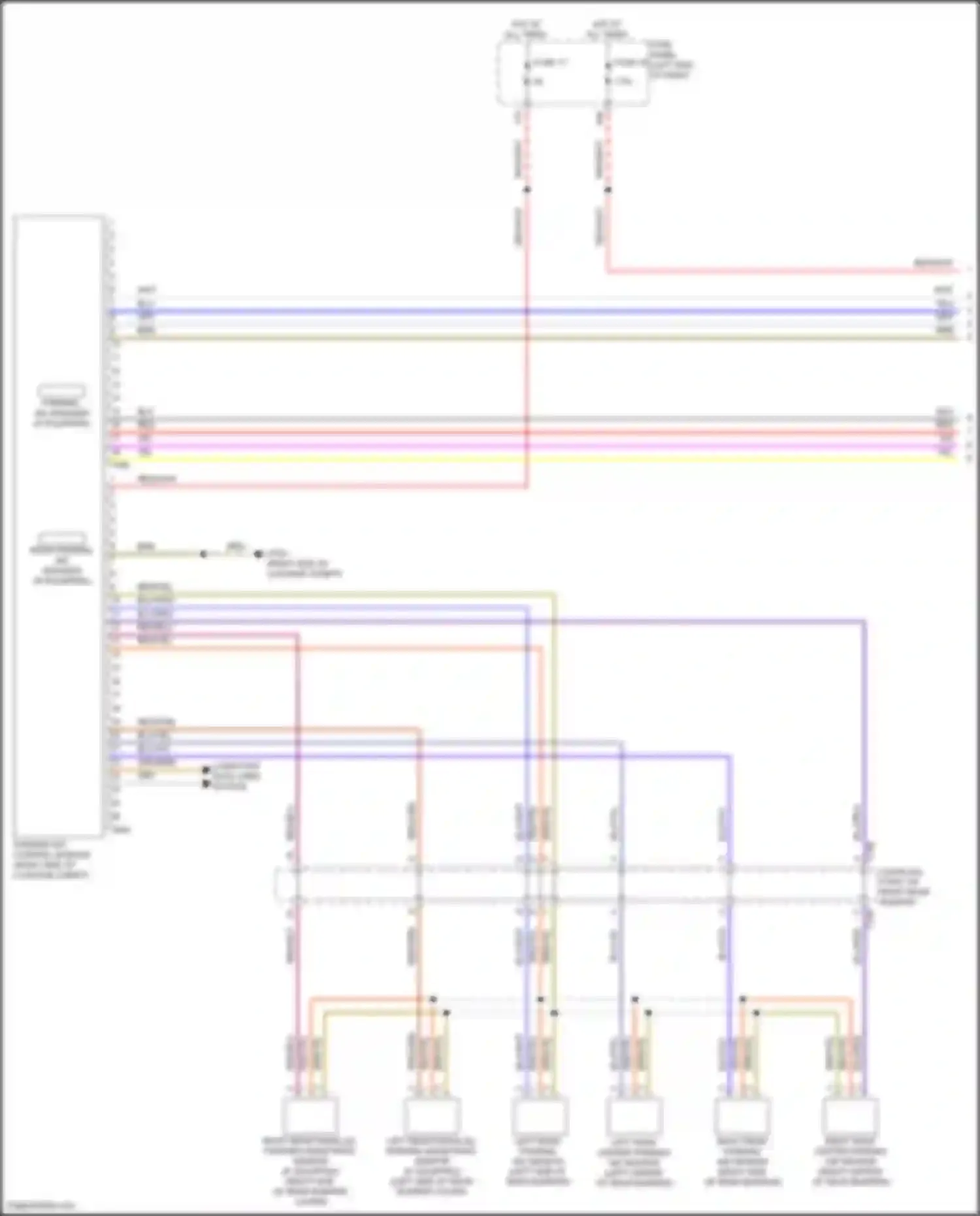 ID.4 X Volkswagen I (2020-2024): Parking assistant circuit (1 of 2)