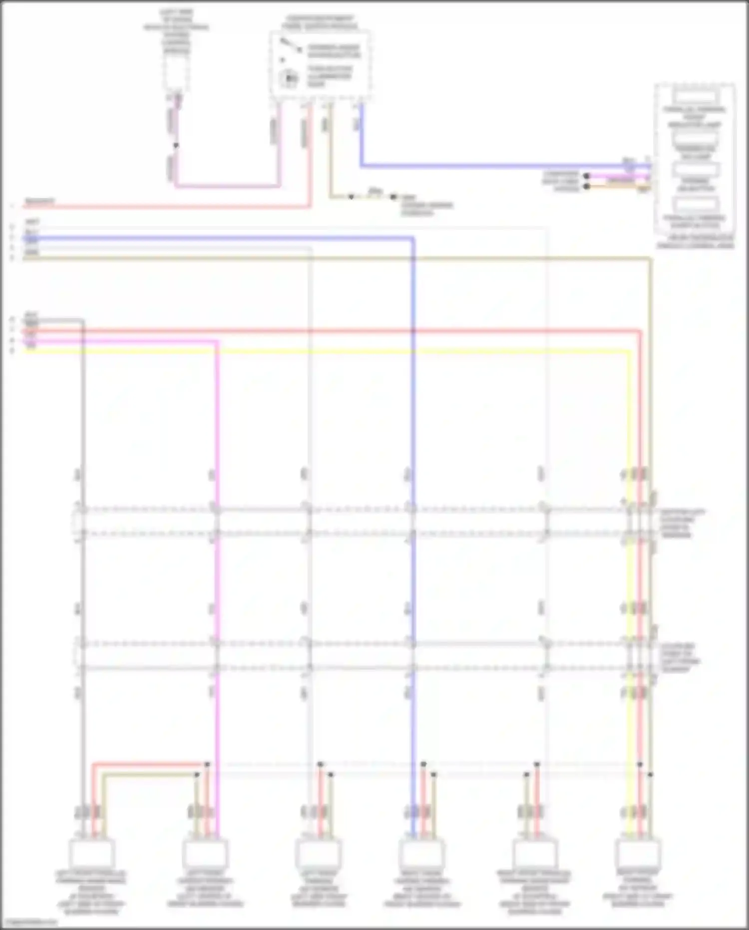 ID.4 X Volkswagen I (2020-2024): Parking assistant circuit (2 of 2)