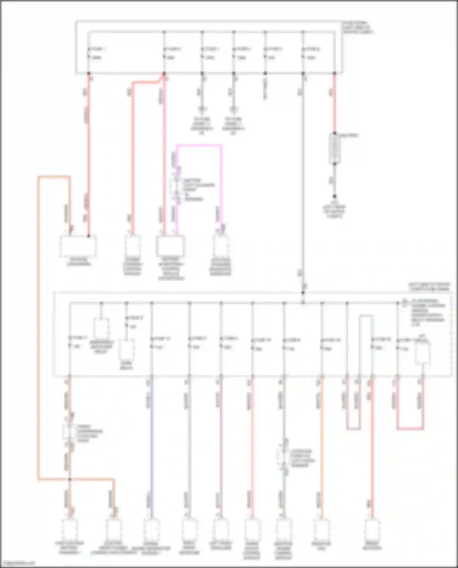 ID.4 X Volkswagen I (2020-2024): Power distribution circuit (1 of 7)