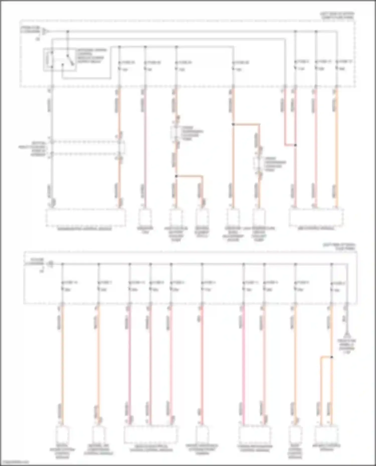 ID.4 X Volkswagen I (2020-2024): Power distribution circuit (2 of 7)