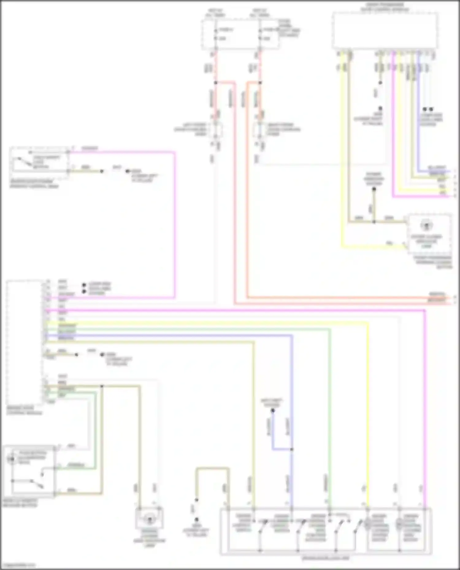 ID.4 X Volkswagen I (2020-2024): Power door locks circuit (1 of 3)