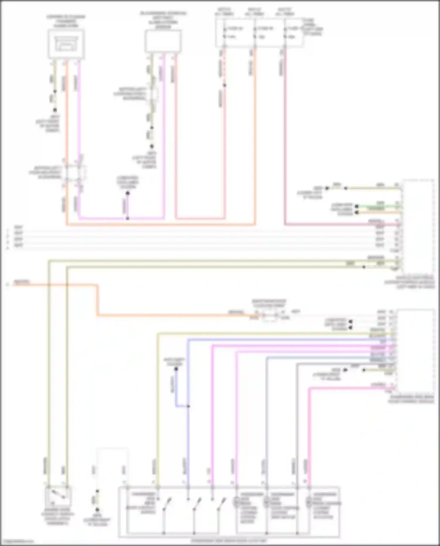 ID.4 X Volkswagen I (2020-2024): Power door locks circuit (3 of 3)