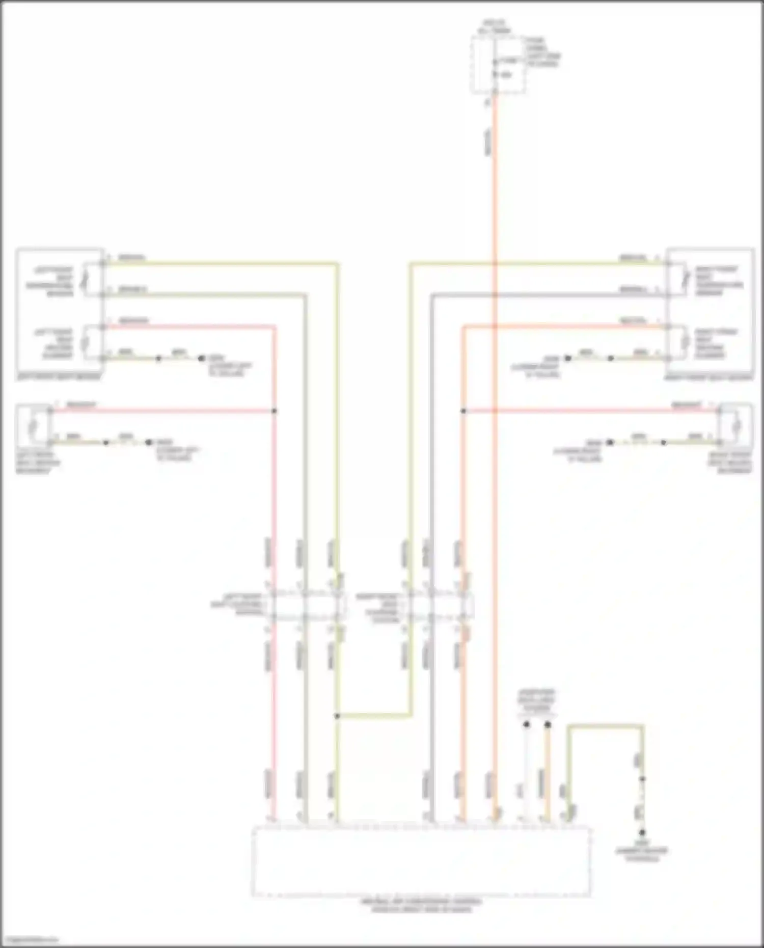 ID.4 X Volkswagen I (2020-2024): Heated seats circuit
