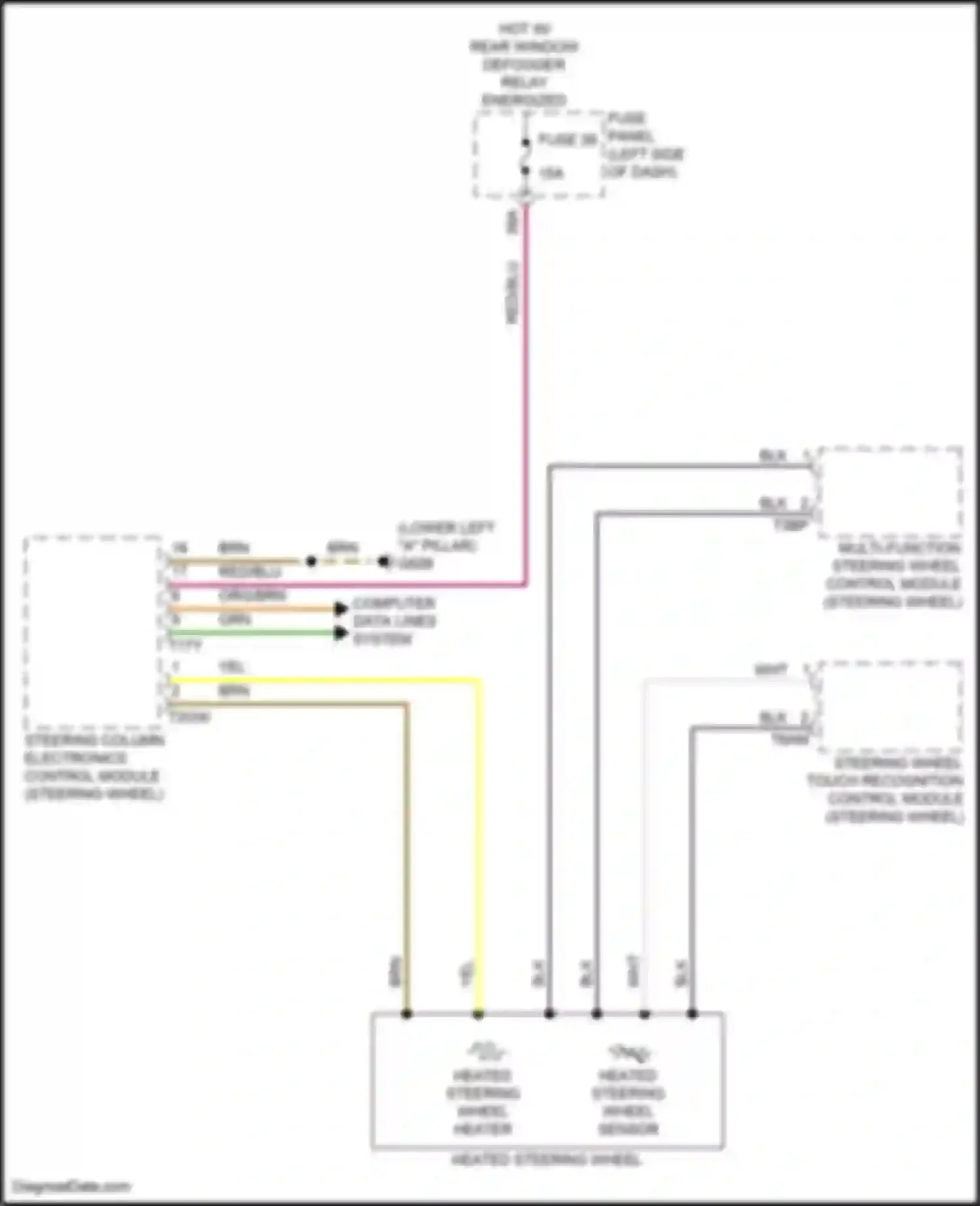 ID.4 X Volkswagen I (2020-2024): Heated steering wheel circuit