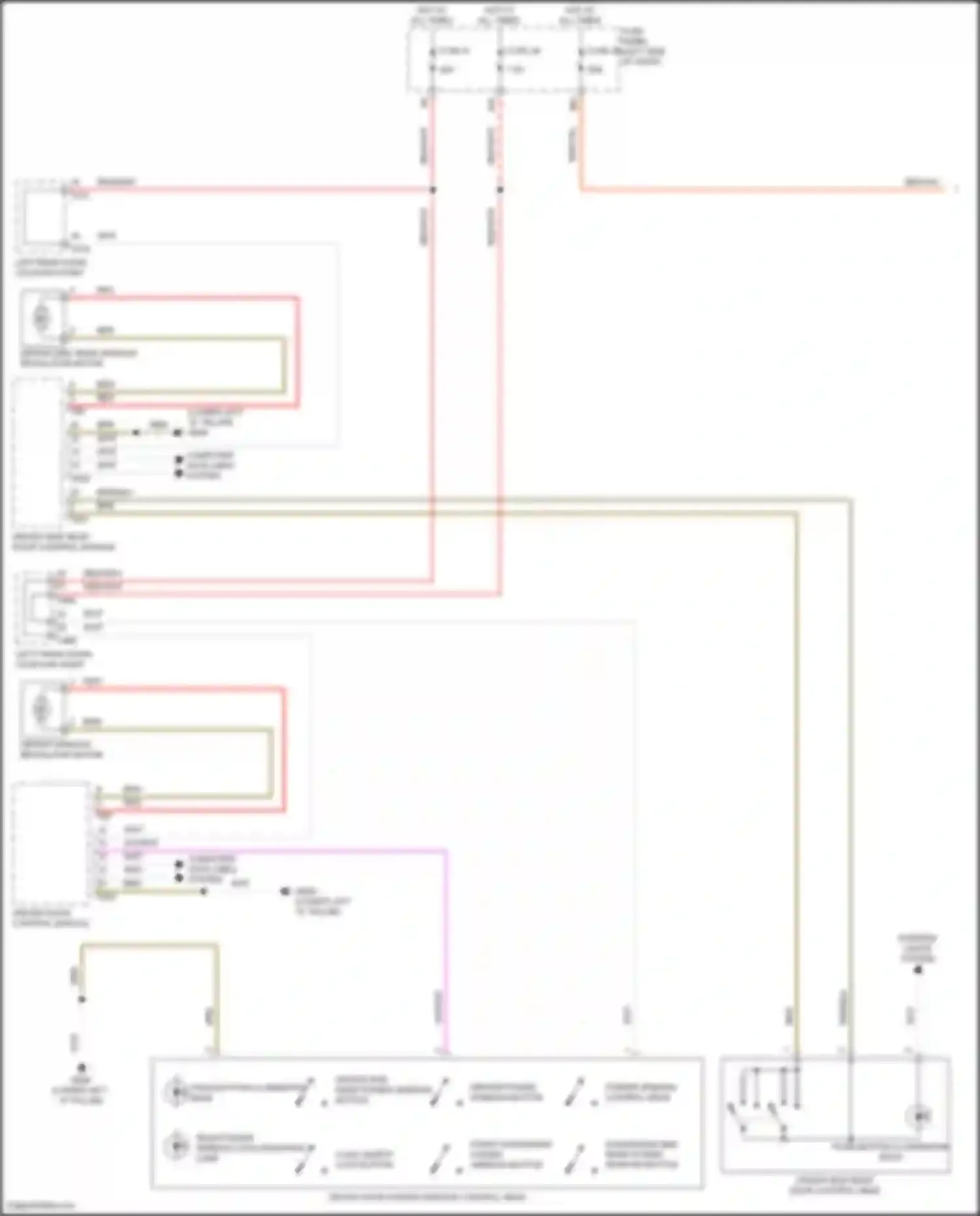 ID.4 X Volkswagen I (2020-2024): Power windows circuit (1 of 2)