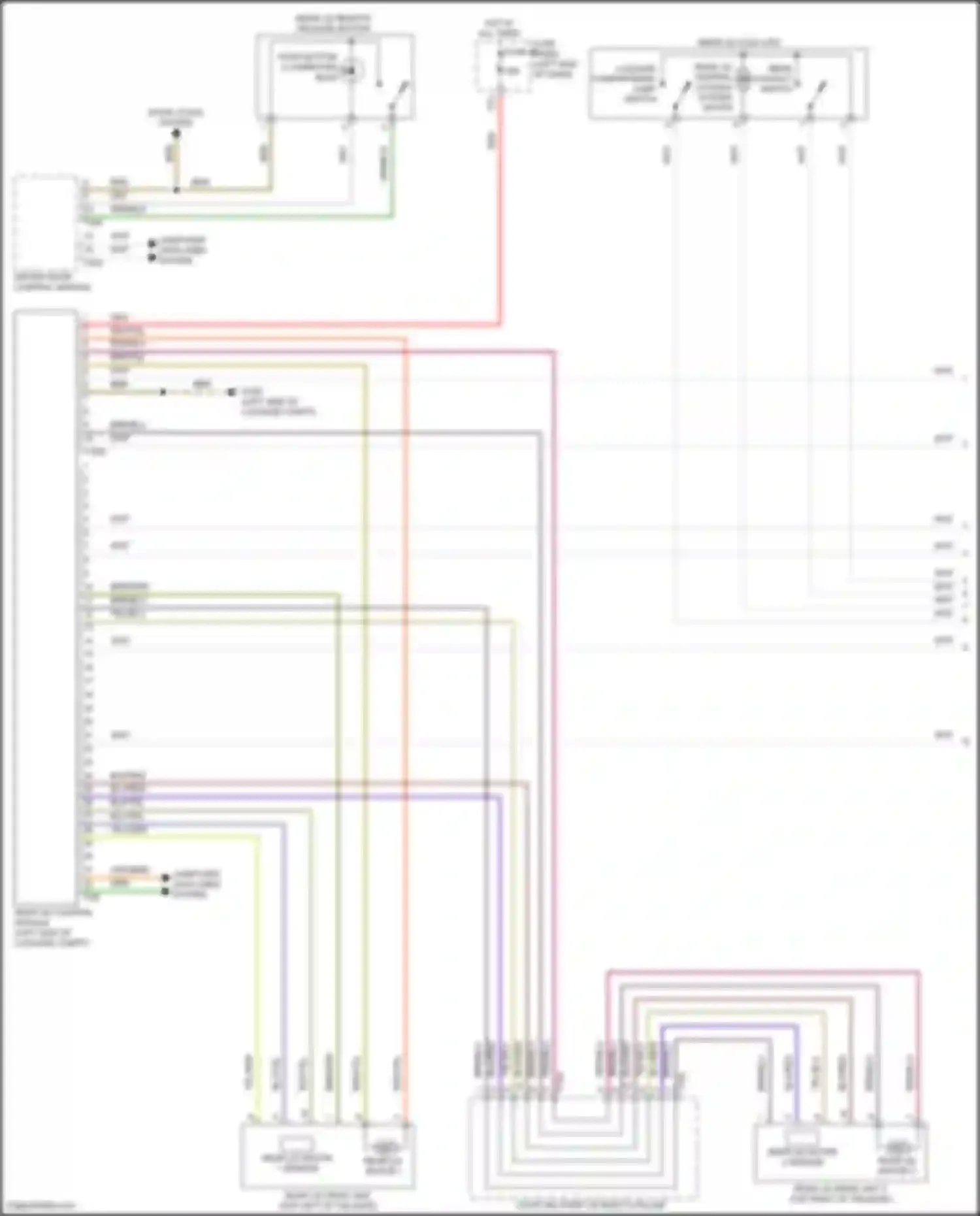 ID.4 X Volkswagen I (2020-2024): Trunk & fuel door release circuit (1 of 3)