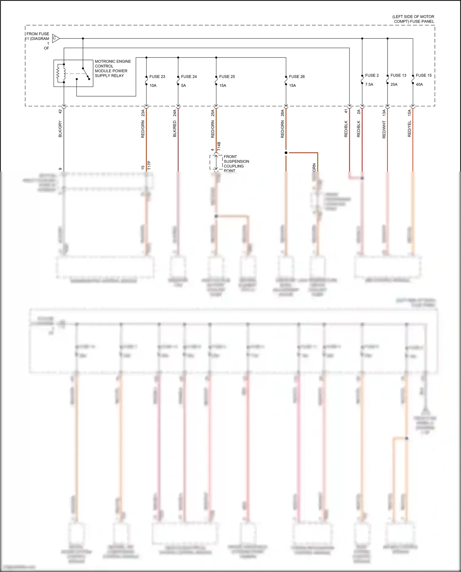 Wiring diagram abs control module for Volkswagen ID.4 X I (2020-2024) (7 of 8)