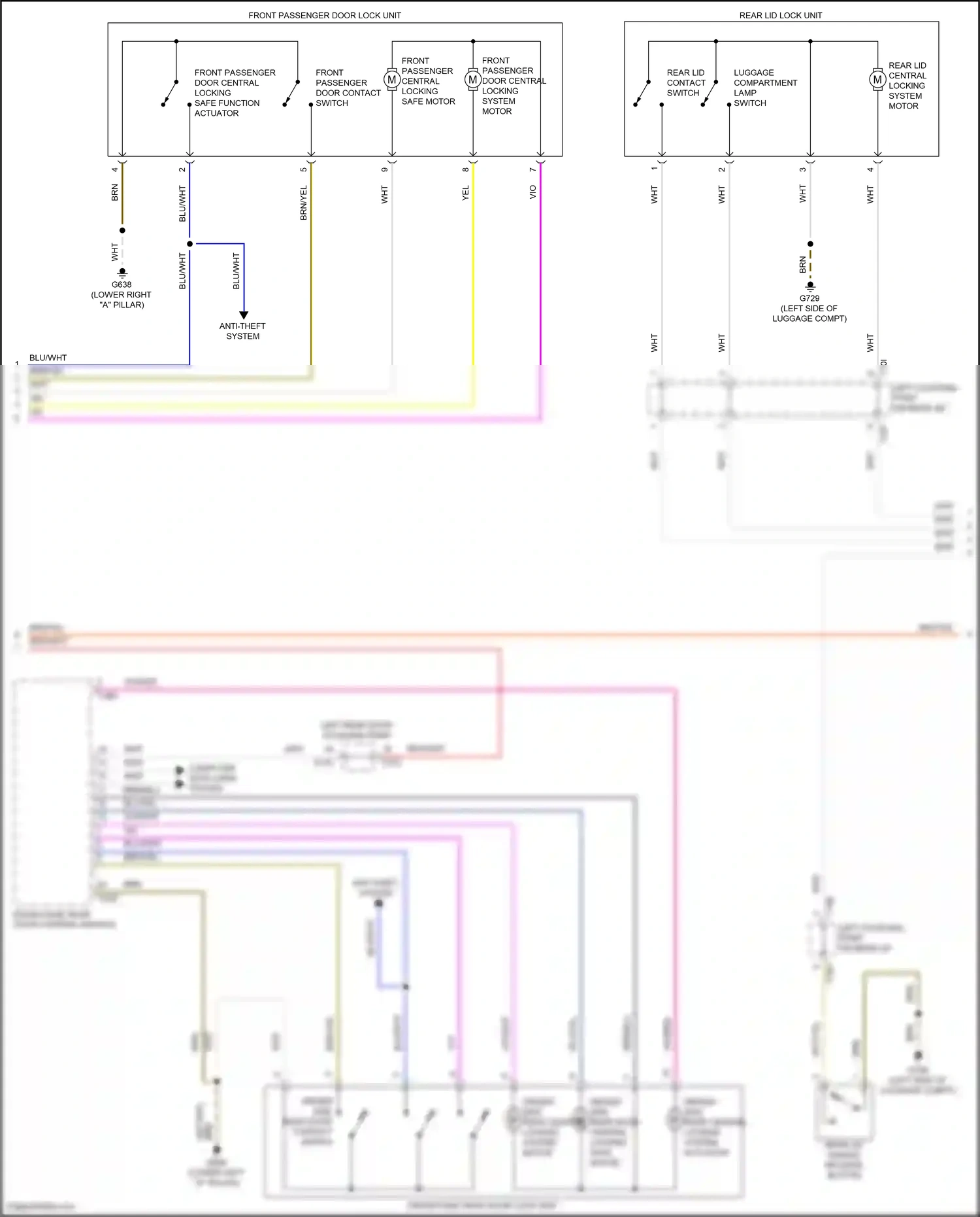 Wiring diagram computer data lines system for Volkswagen ID.4 X I (2020-2024) (35 of 84)