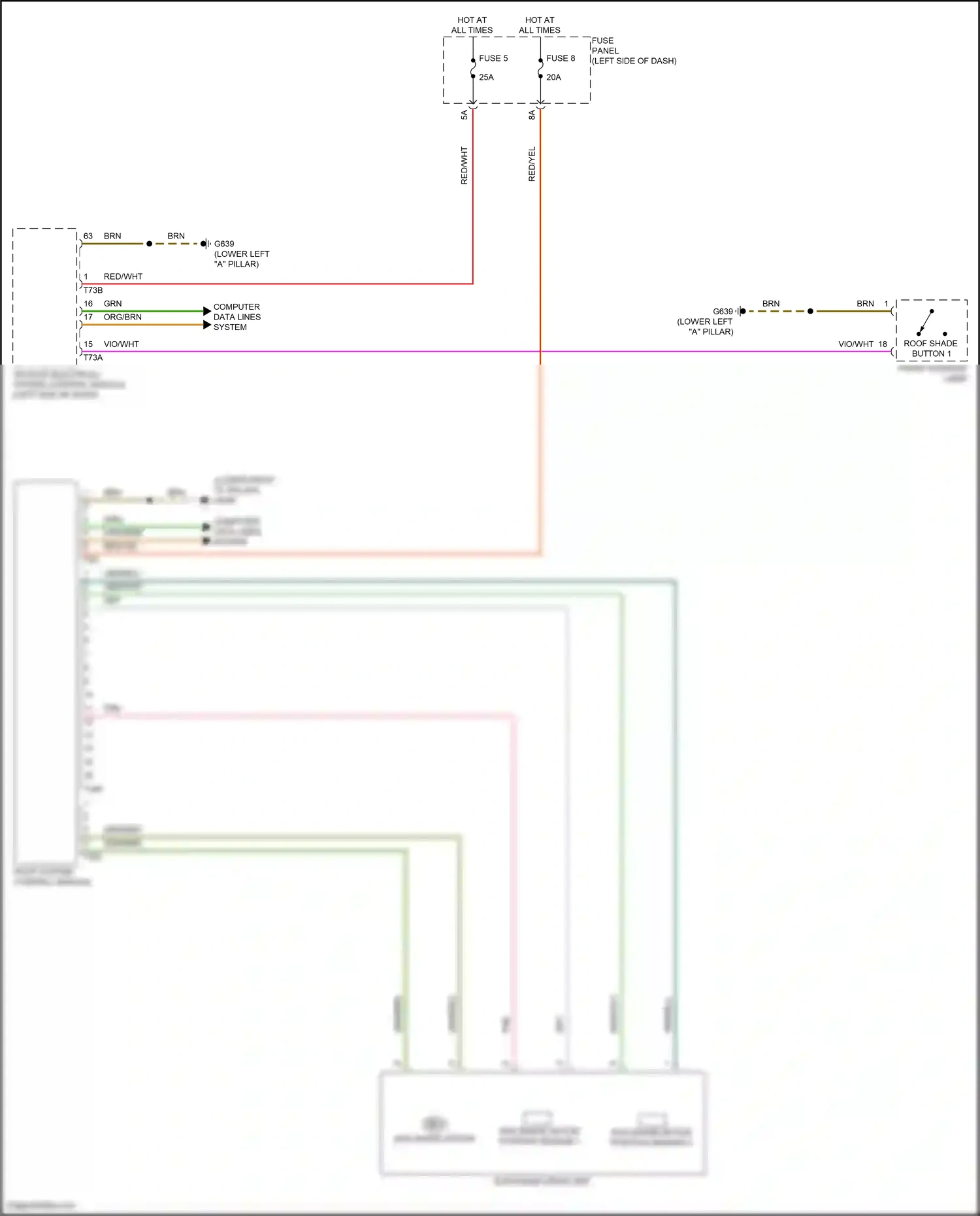 Wiring diagram computer data lines system for Volkswagen ID.4 X I (2020-2024) (19 of 84)