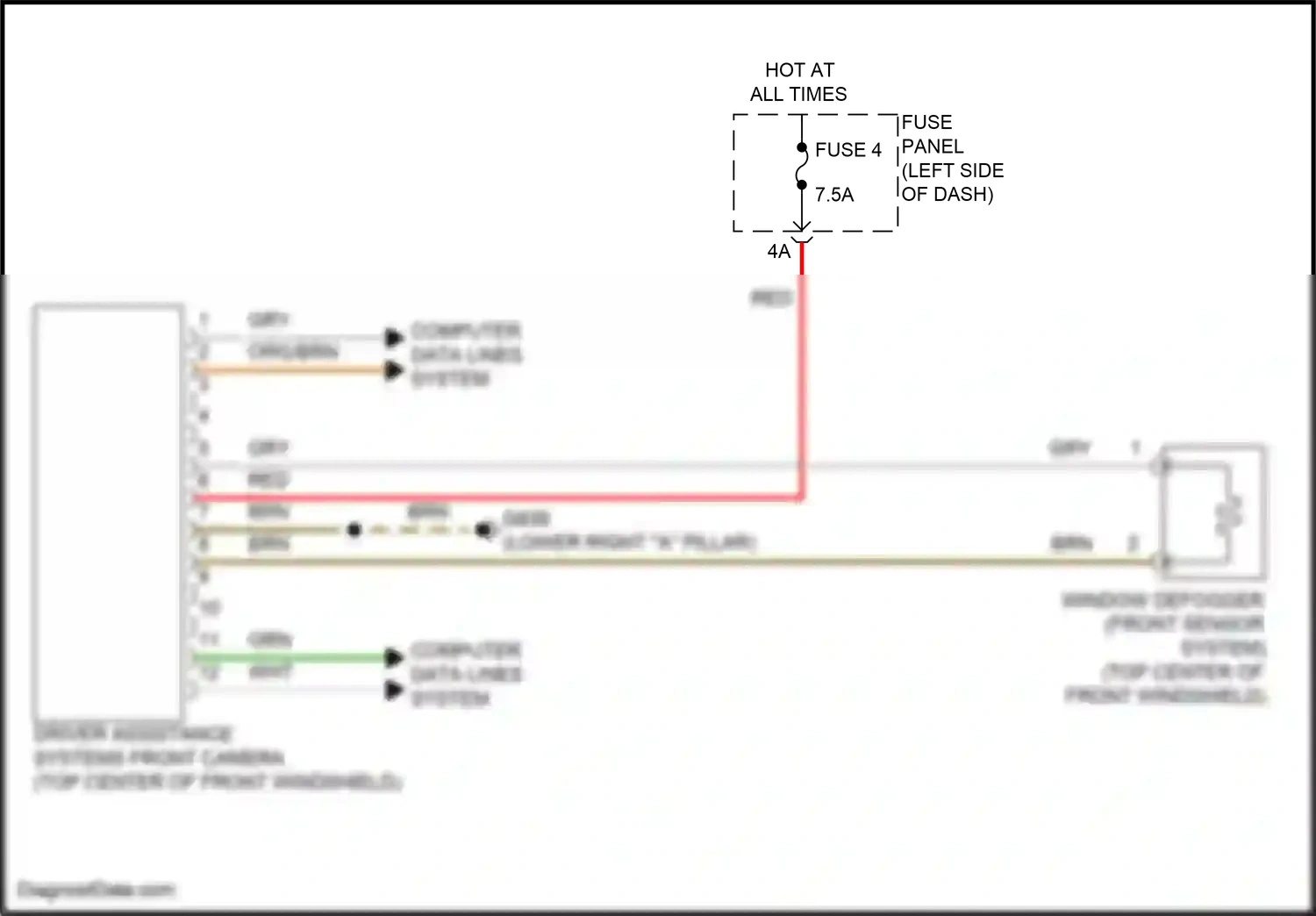 Wiring diagram computer data lines system for Volkswagen ID.4 X I (2020-2024) (52 of 84)