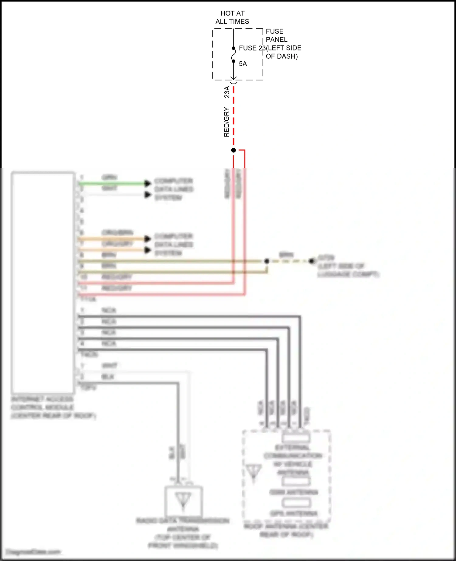 Wiring diagram computer data lines system for Volkswagen ID.4 X I (2020-2024) (51 of 84)