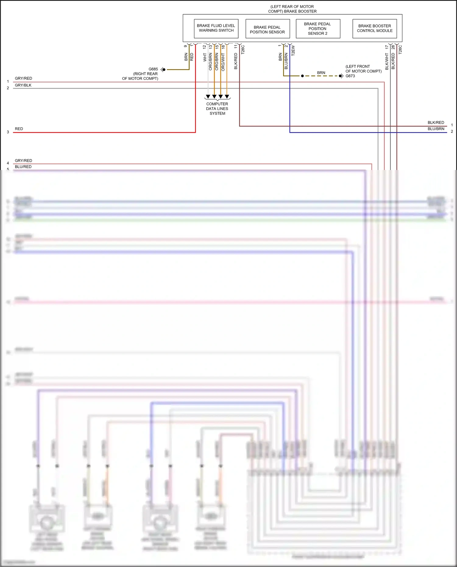 Wiring diagram computer data lines system for Volkswagen ID.4 X I (2020-2024) (72 of 84)