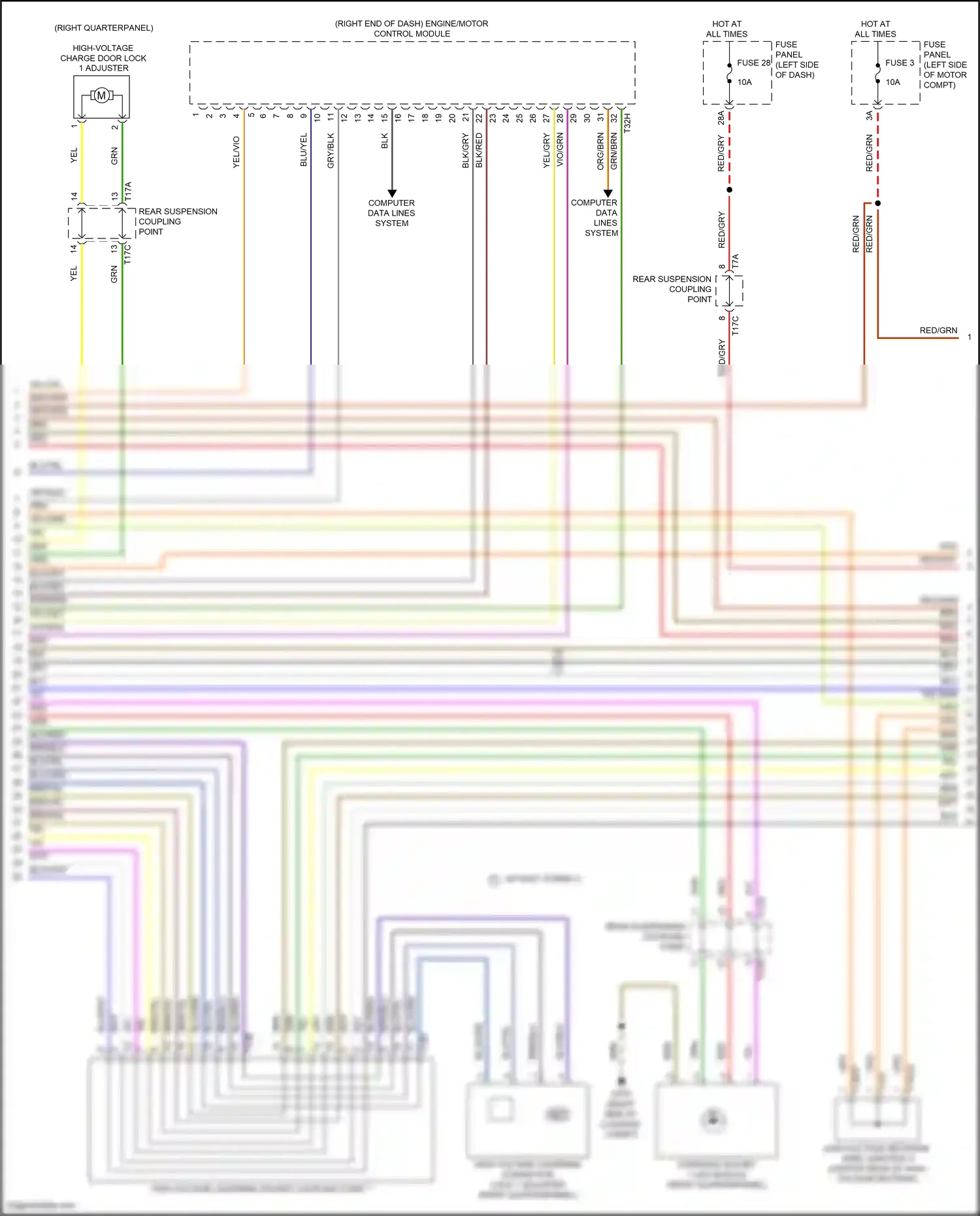 Wiring diagram computer data lines system for Volkswagen ID.4 X I (2020-2024) (80 of 84)