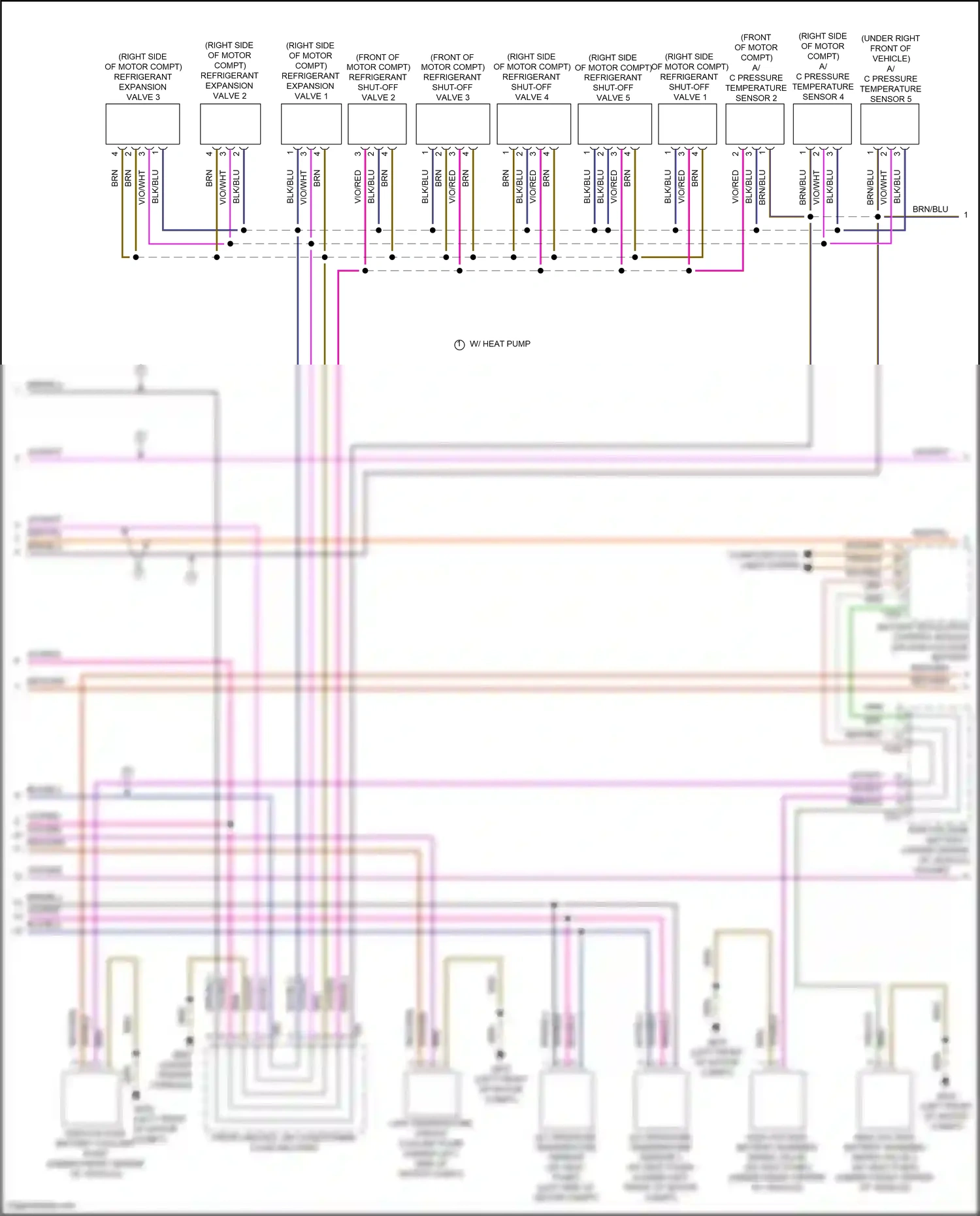 Wiring diagram computer data lines system for Volkswagen ID.4 X I (2020-2024) (12 of 84)