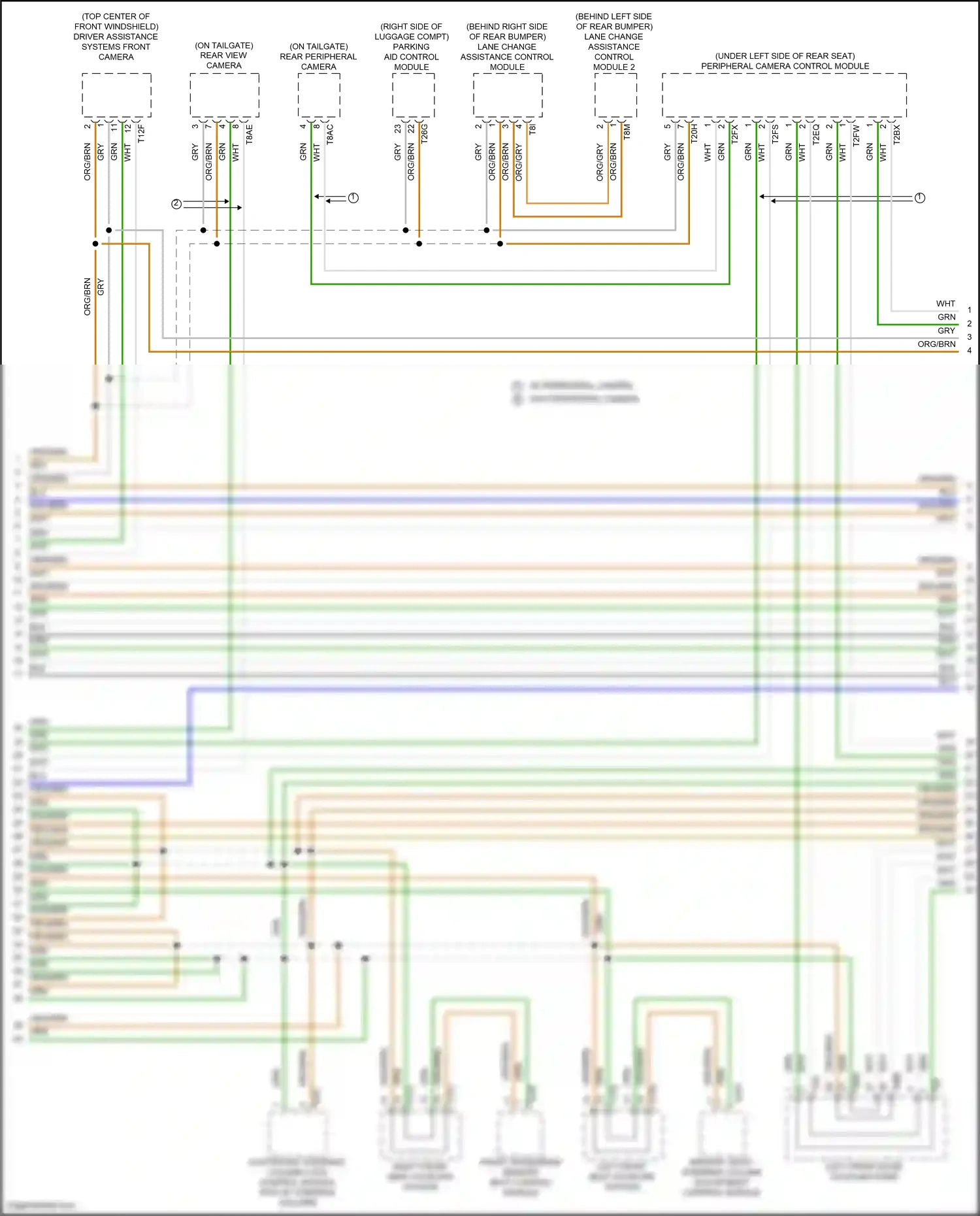 Wiring diagram electronic steering column lock control module for Volkswagen ID.4 X I (2020-2024) (2 of 5)