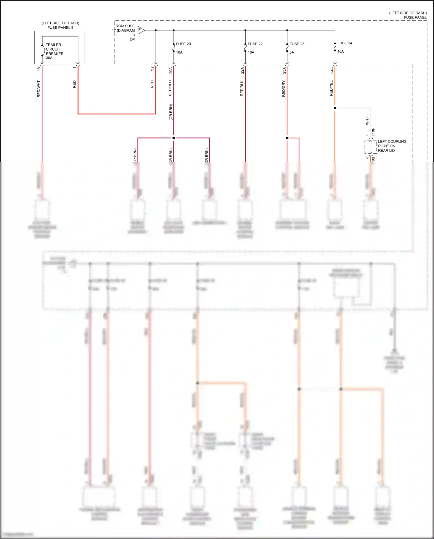 Wiring diagram engine/ motor control module for Volkswagen ID.4 X I (2020-2024) (1 of 2)