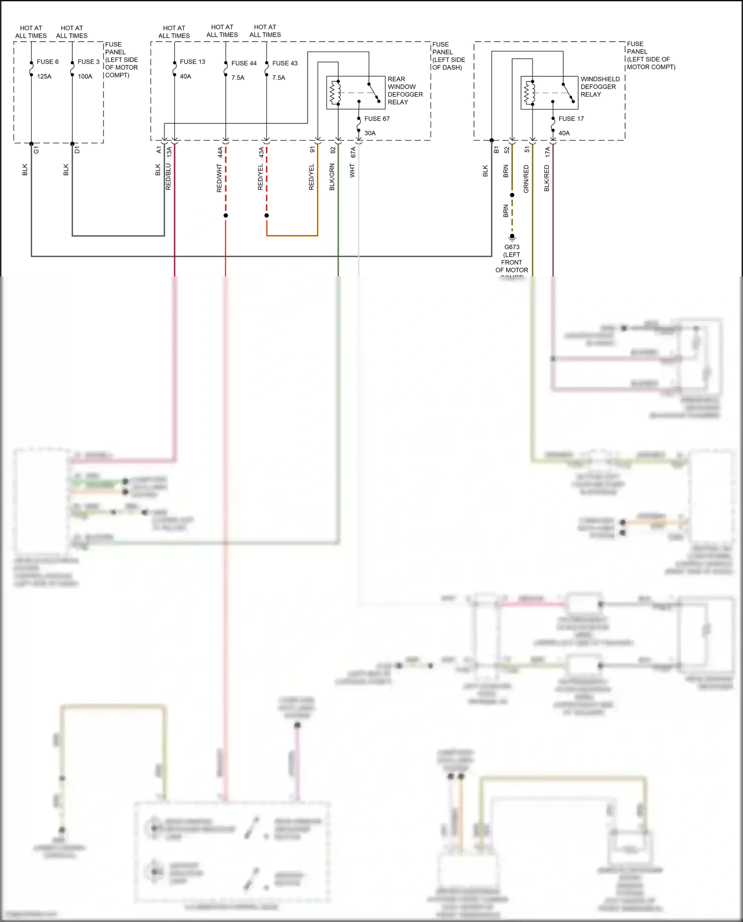 Wiring diagram fuse panel a for Volkswagen ID.4 X I (2020-2024) (3 of 4)