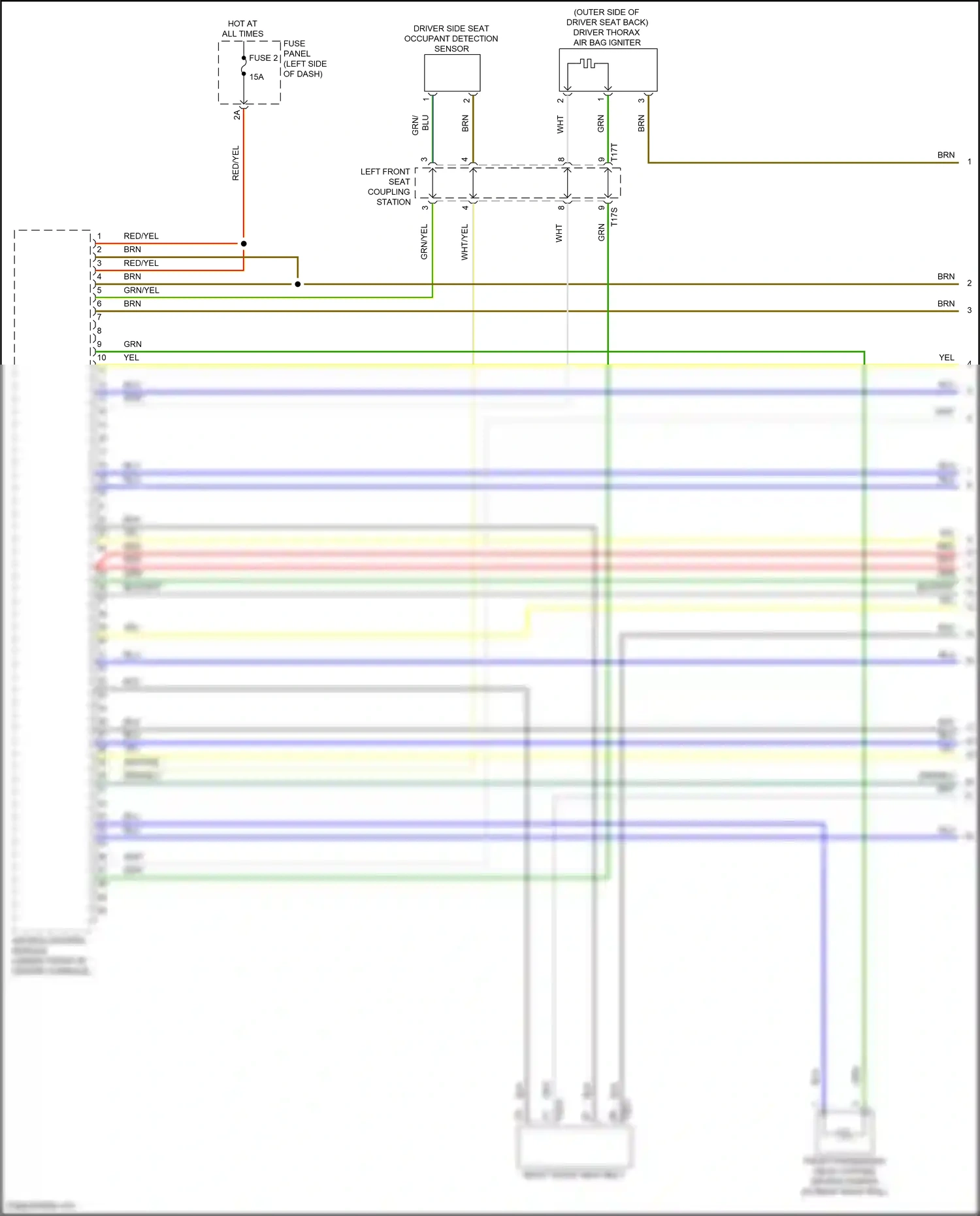 Wiring diagram fuse panel c for Volkswagen ID.4 X I (2020-2024) (47 of 61)