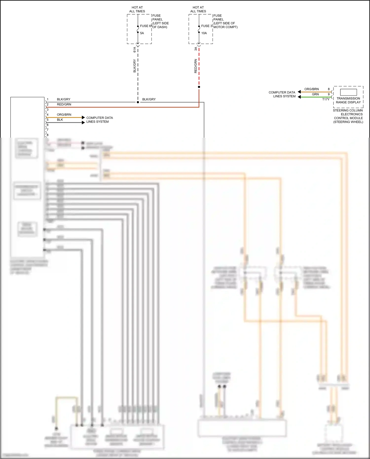 Wiring diagram fuse panel c for Volkswagen ID.4 X I (2020-2024) (20 of 61)
