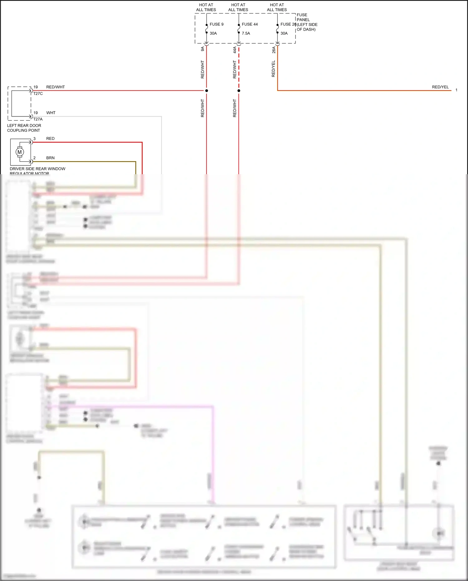 Wiring diagram fuse panel c for Volkswagen ID.4 X I (2020-2024) (57 of 61)
