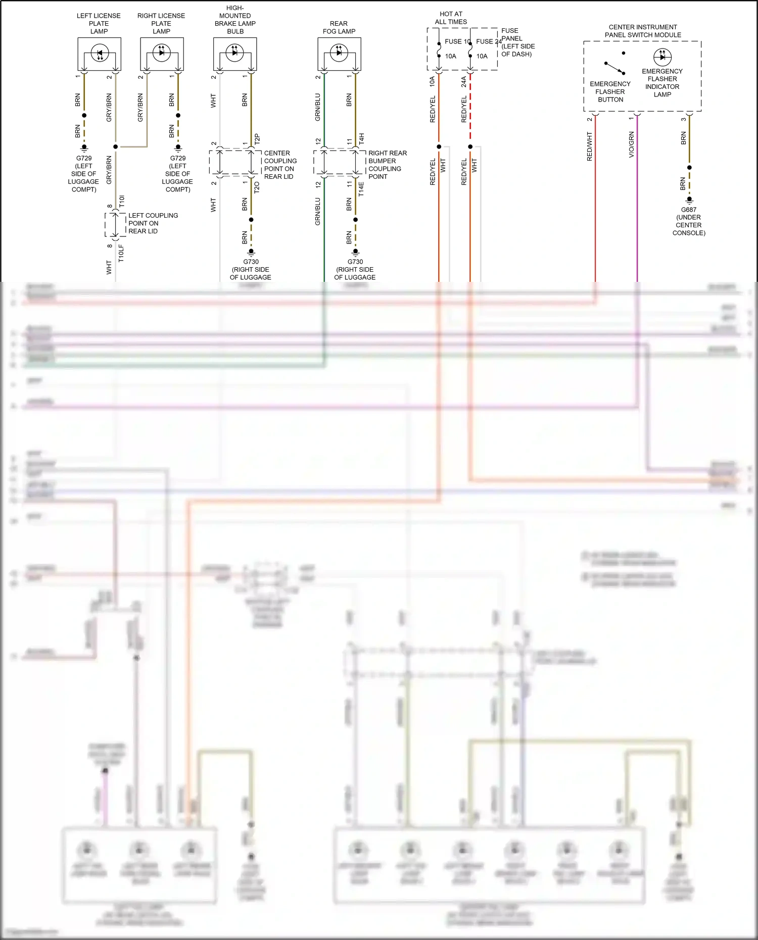 Wiring diagram fuse panel c for Volkswagen ID.4 X I (2020-2024) (14 of 61)