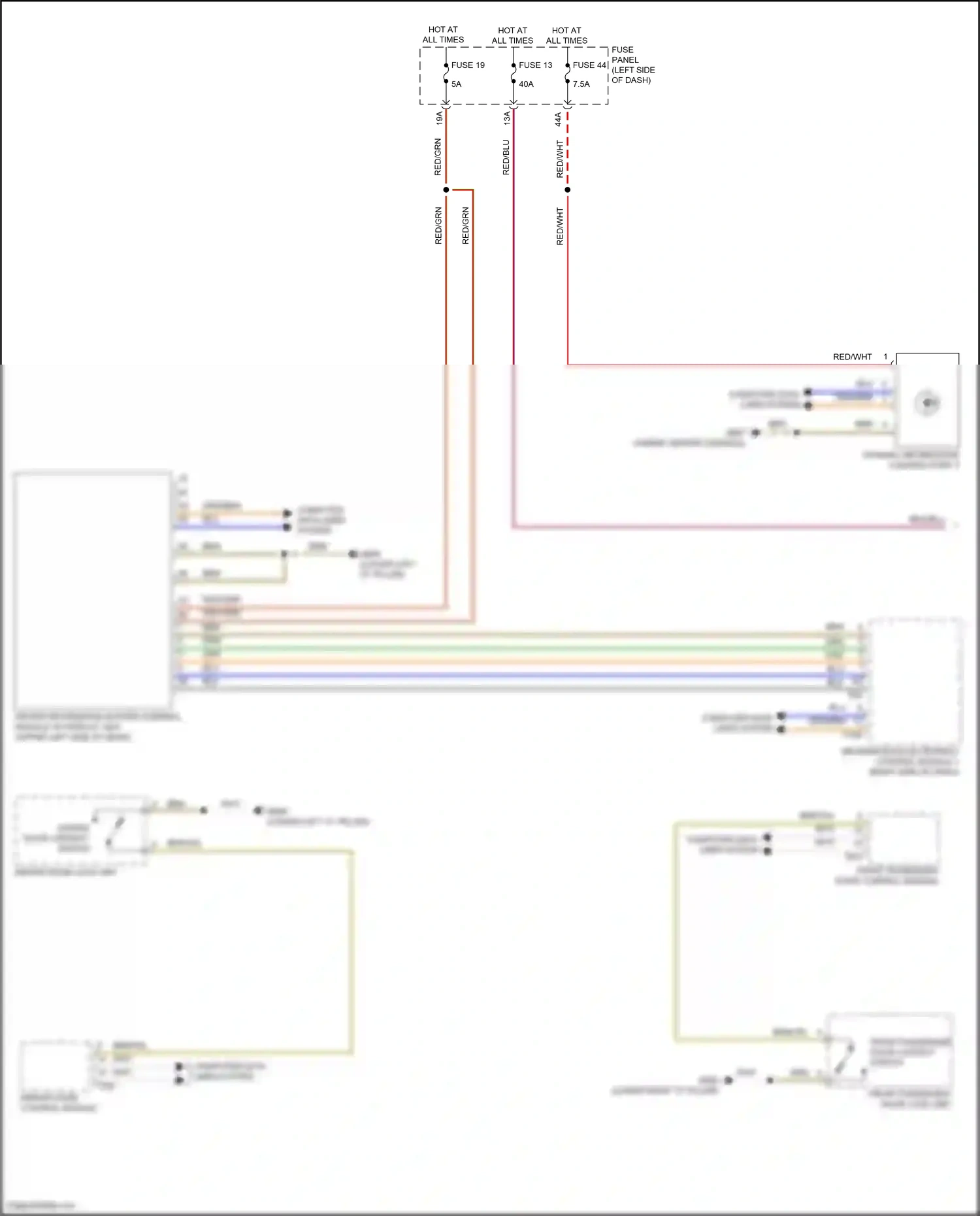 Wiring diagram information electronics control module 1 for Volkswagen ID.4 X I (2020-2024) (1 of 13)