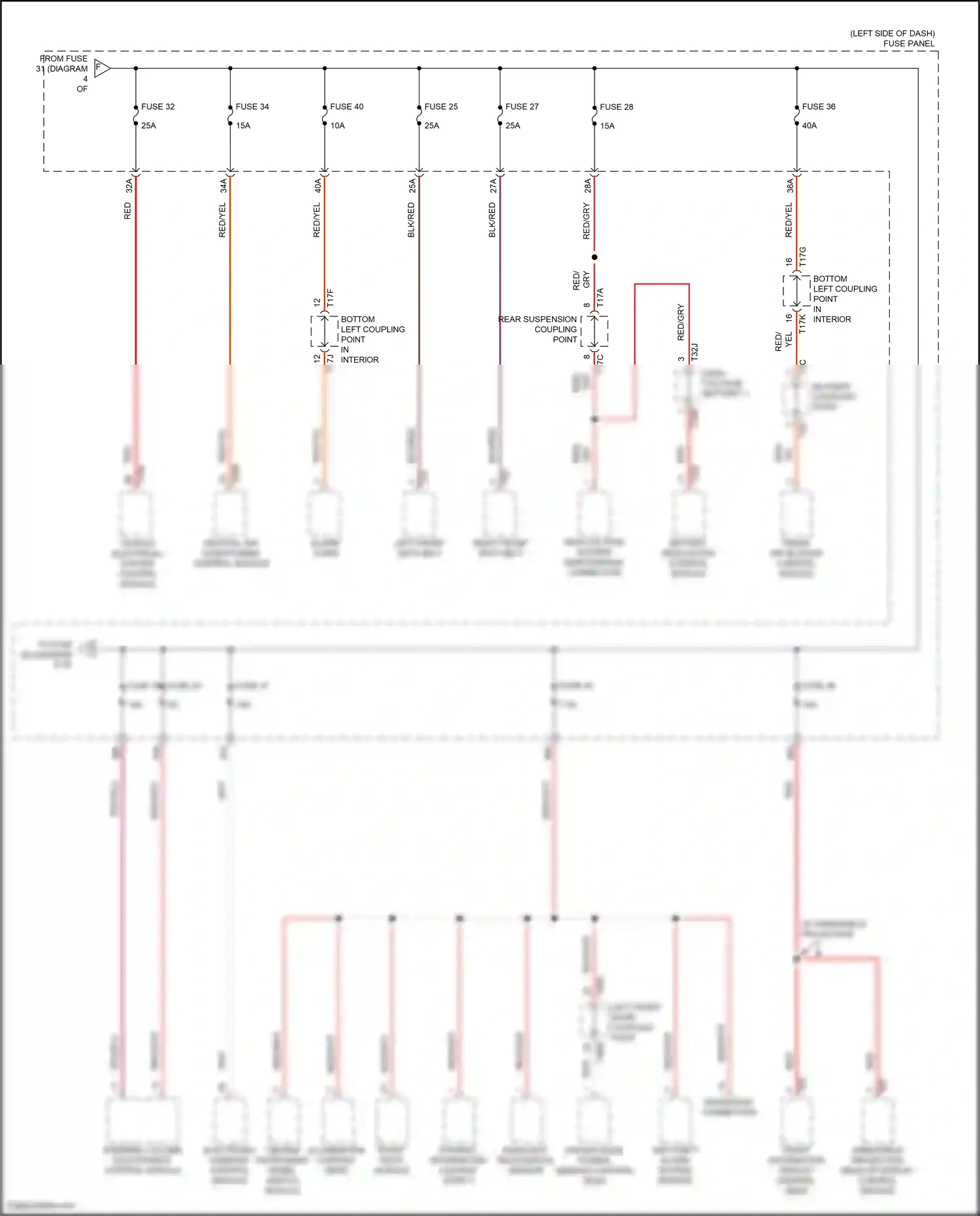 Wiring diagram rain/light recognition sensor for Volkswagen ID.4 X I (2020-2024) (3 of 4)