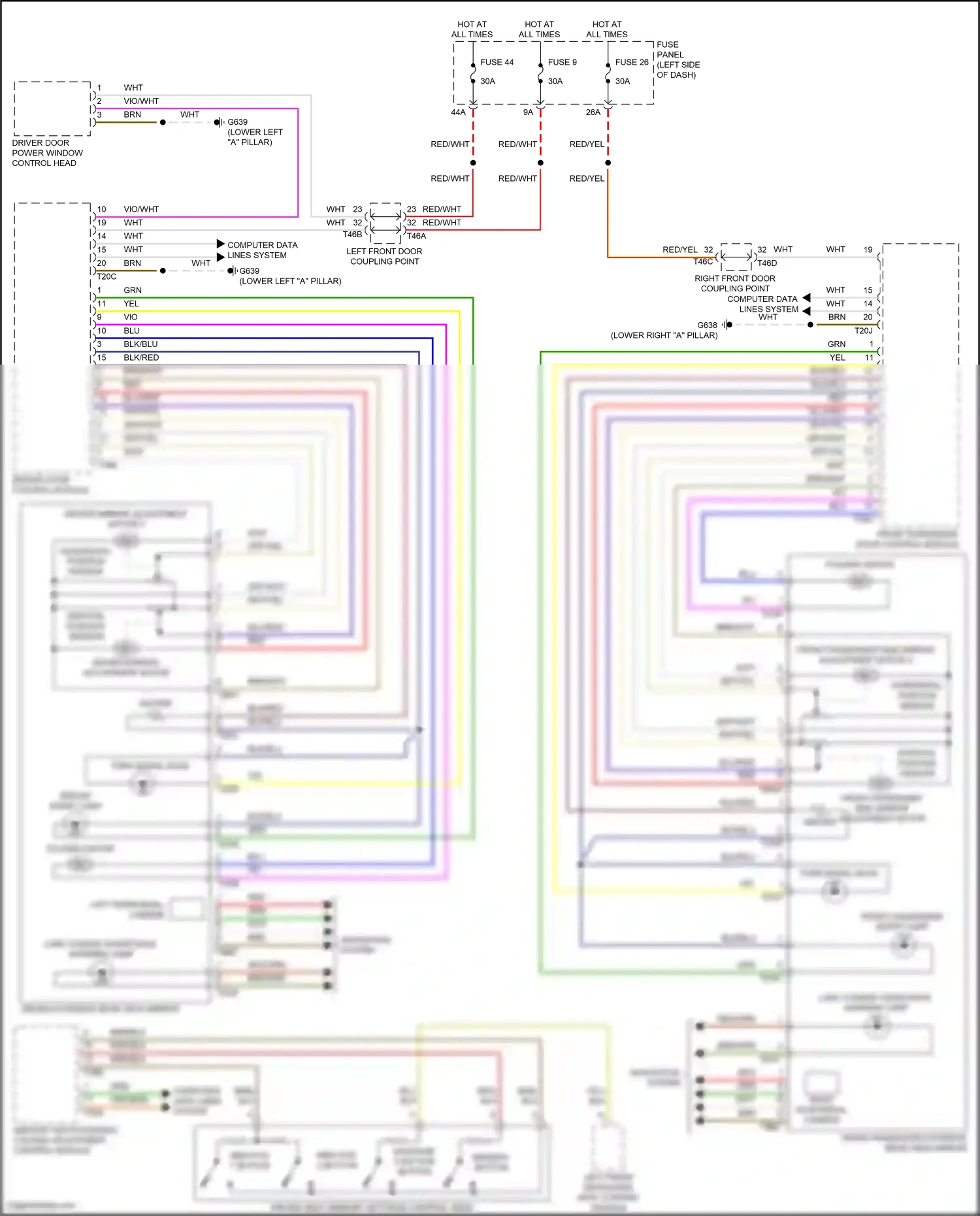 Wiring diagram right peripheral camera for Volkswagen ID.4 X I (2020-2024) (1 of 3)