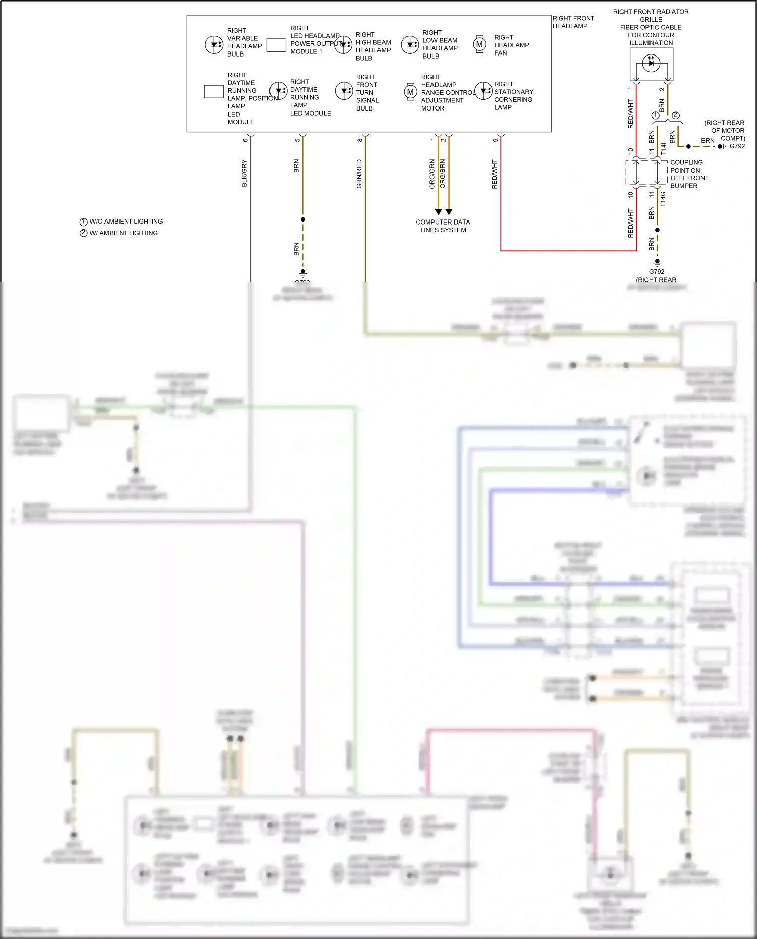 Wiring diagram transverse acceleration sensor for Volkswagen ID.4 X I (2020-2024) (2 of 2)