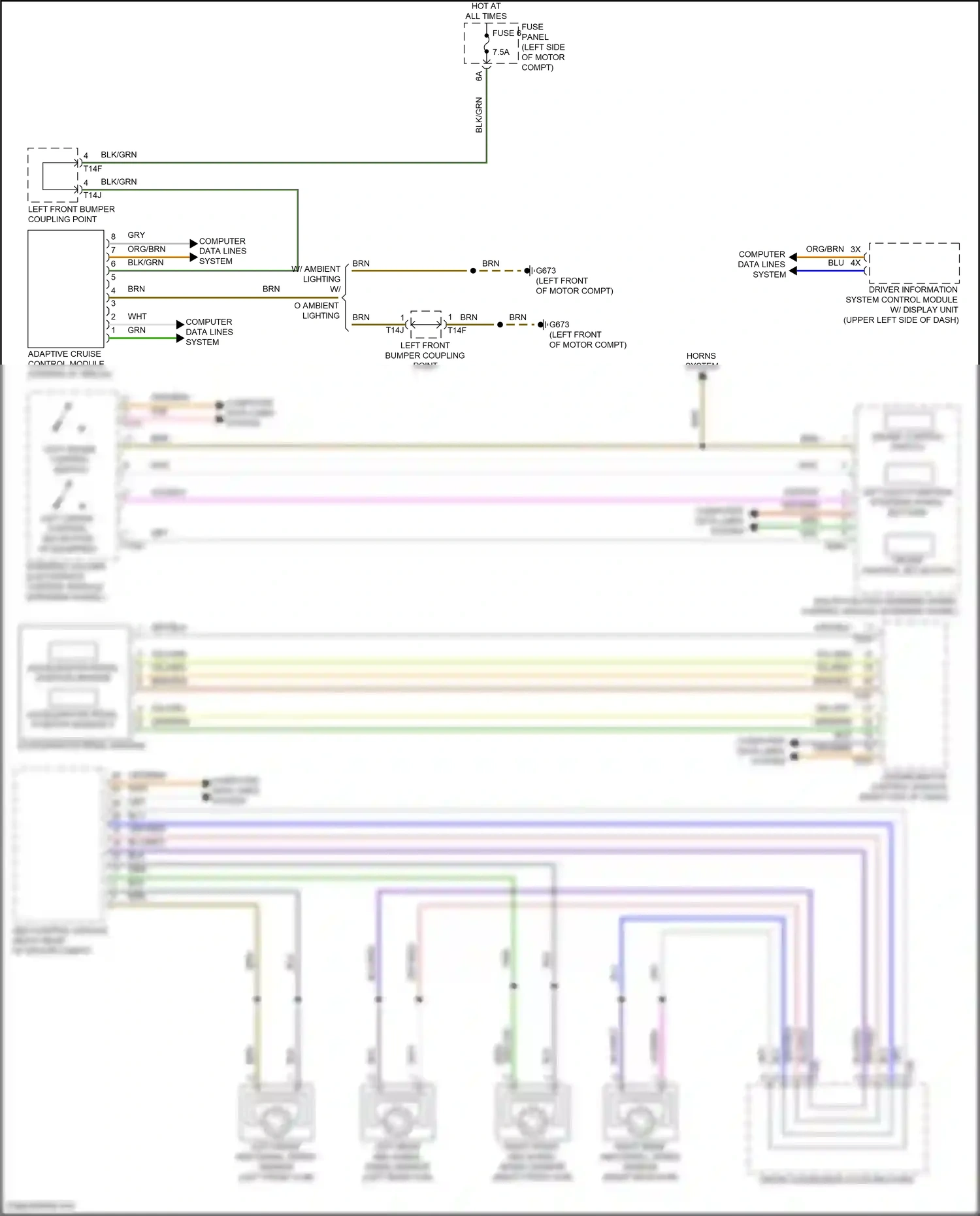 Volkswagen ID.4 I (2020-2024) steering column electronics control module wiring diagram  (3 of 18)