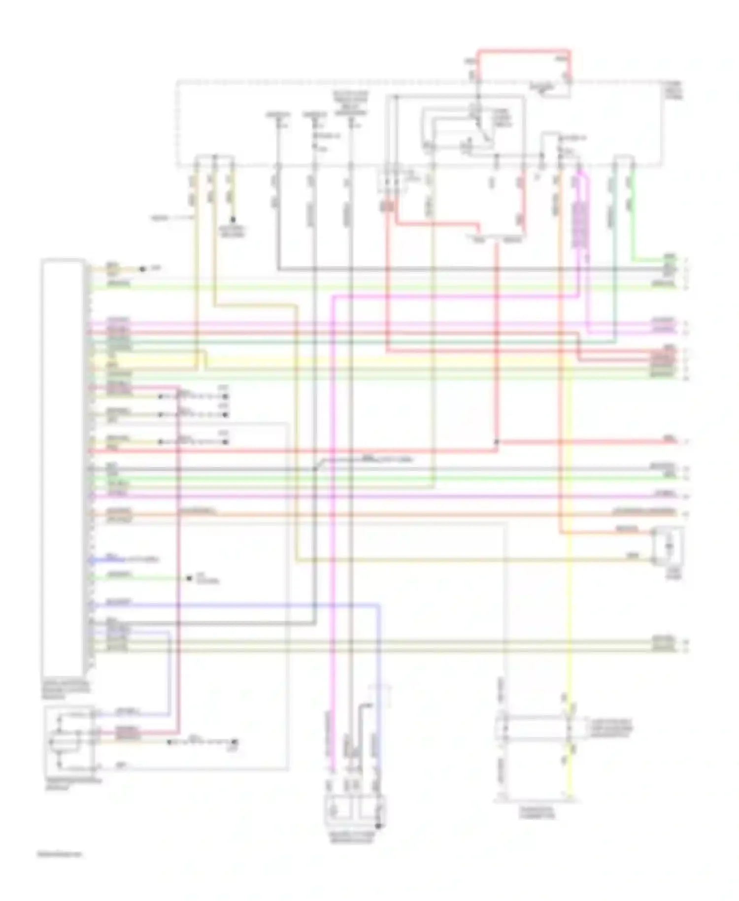 Jetta Volkswagen III (1992-1998): Wiring diagram engine performance 1.8ls (1 of 2)