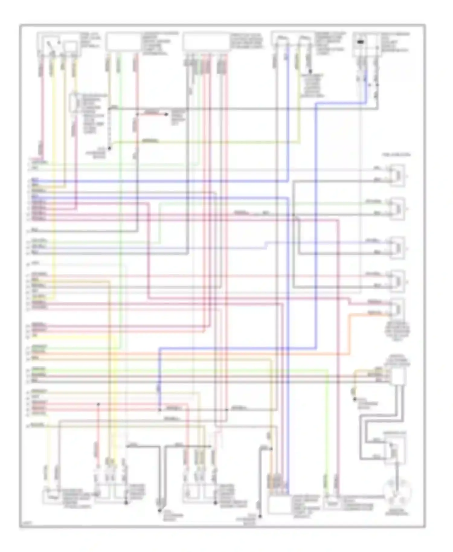 Jetta Volkswagen III (1992-1998): Wiring diagram engine performance 2.0ls (2 of 2)