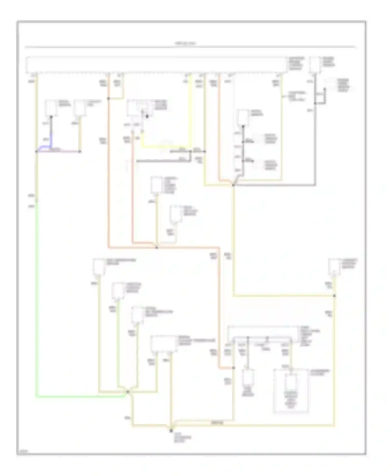 Jetta Volkswagen III (1992-1998): Ground distribution circuit (5 of 6)
