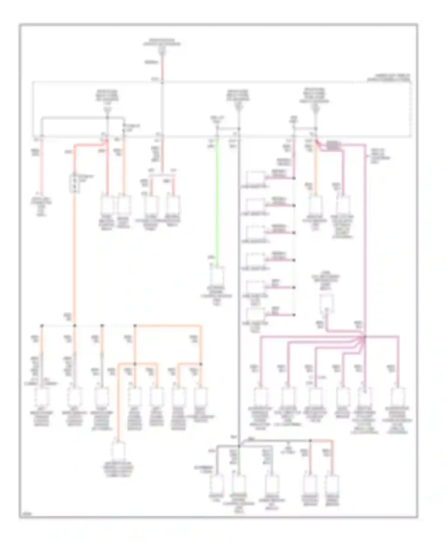Jetta Volkswagen III (1992-1998): Power distribution circuit (3 of 3)