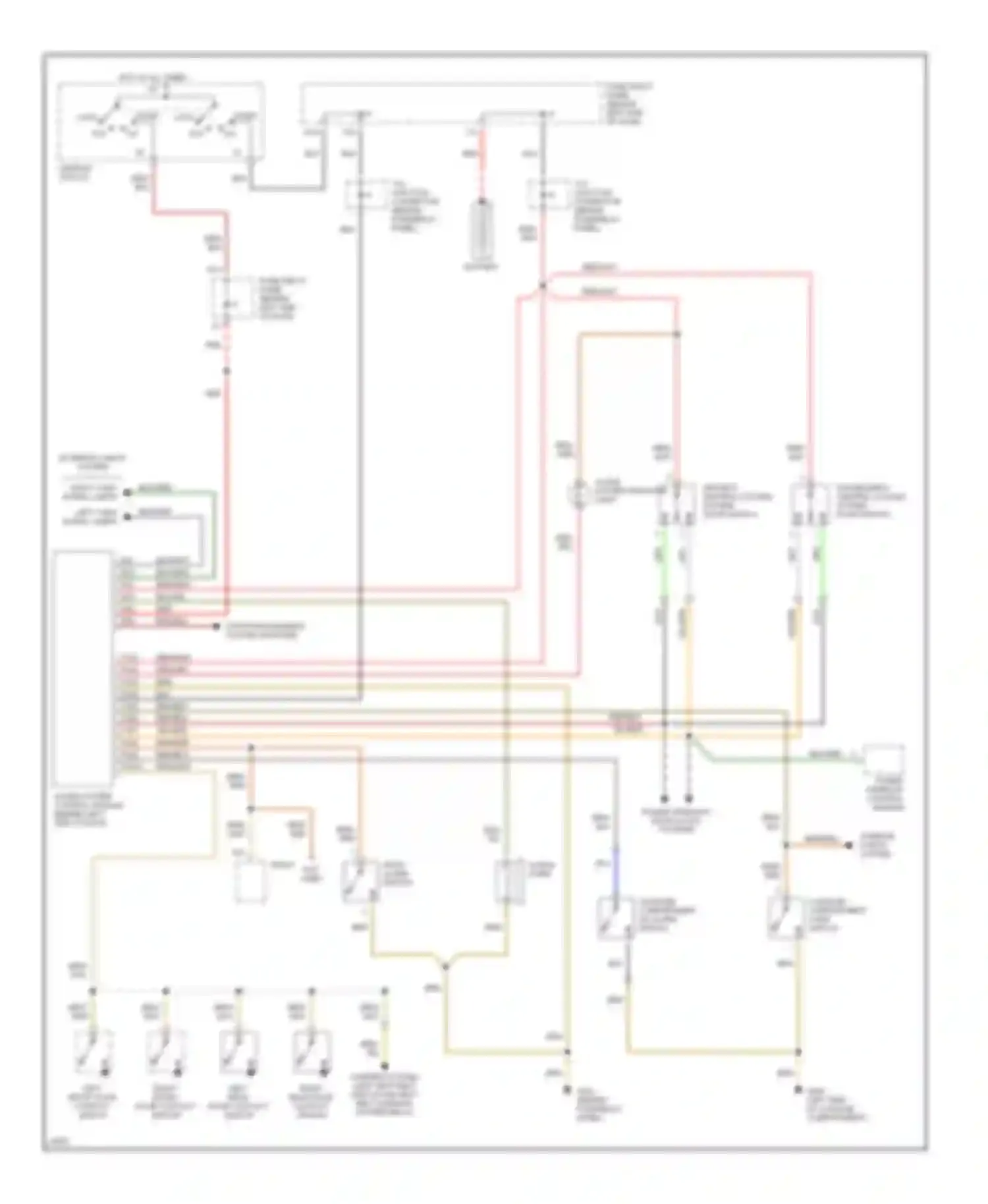 Wiring diagram blk for Volkswagen Jetta III (1992-1998) (2 of 41)