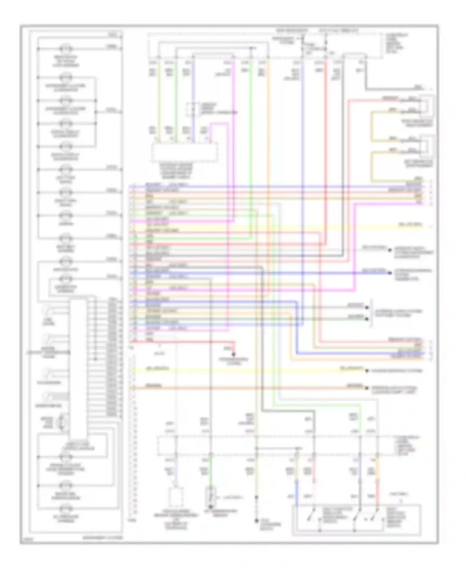 Wiring diagram digital display illumination for Volkswagen Jetta III (1992-1998) (1 of 1)