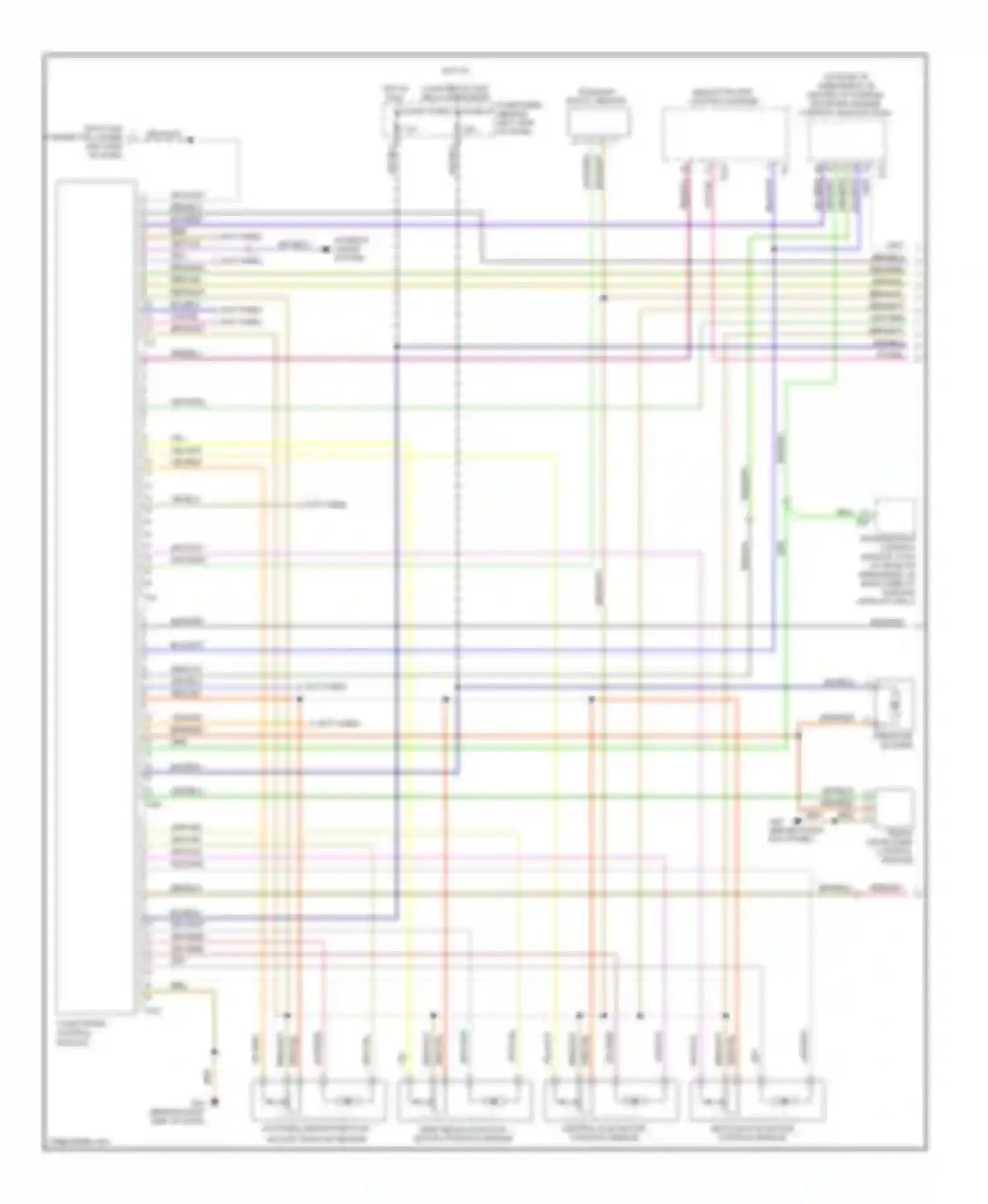 Jetta Volkswagen IV (1998-2005): Automatic a/c circuit (1 of 2)