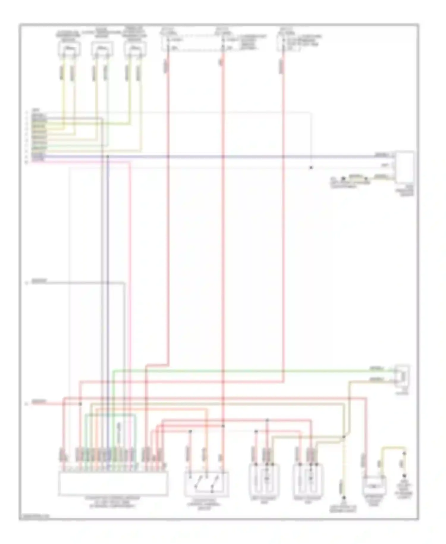 Jetta Volkswagen IV (1998-2005): Automatic a/c circuit (2 of 2)