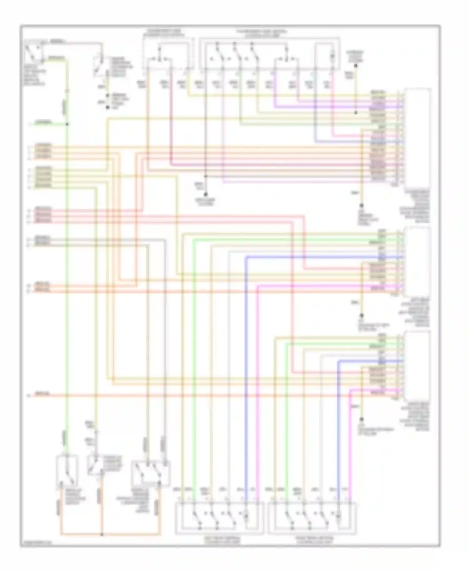 Jetta Volkswagen IV (1998-2005): Anti-theft circuit, wagon (2 of 2)