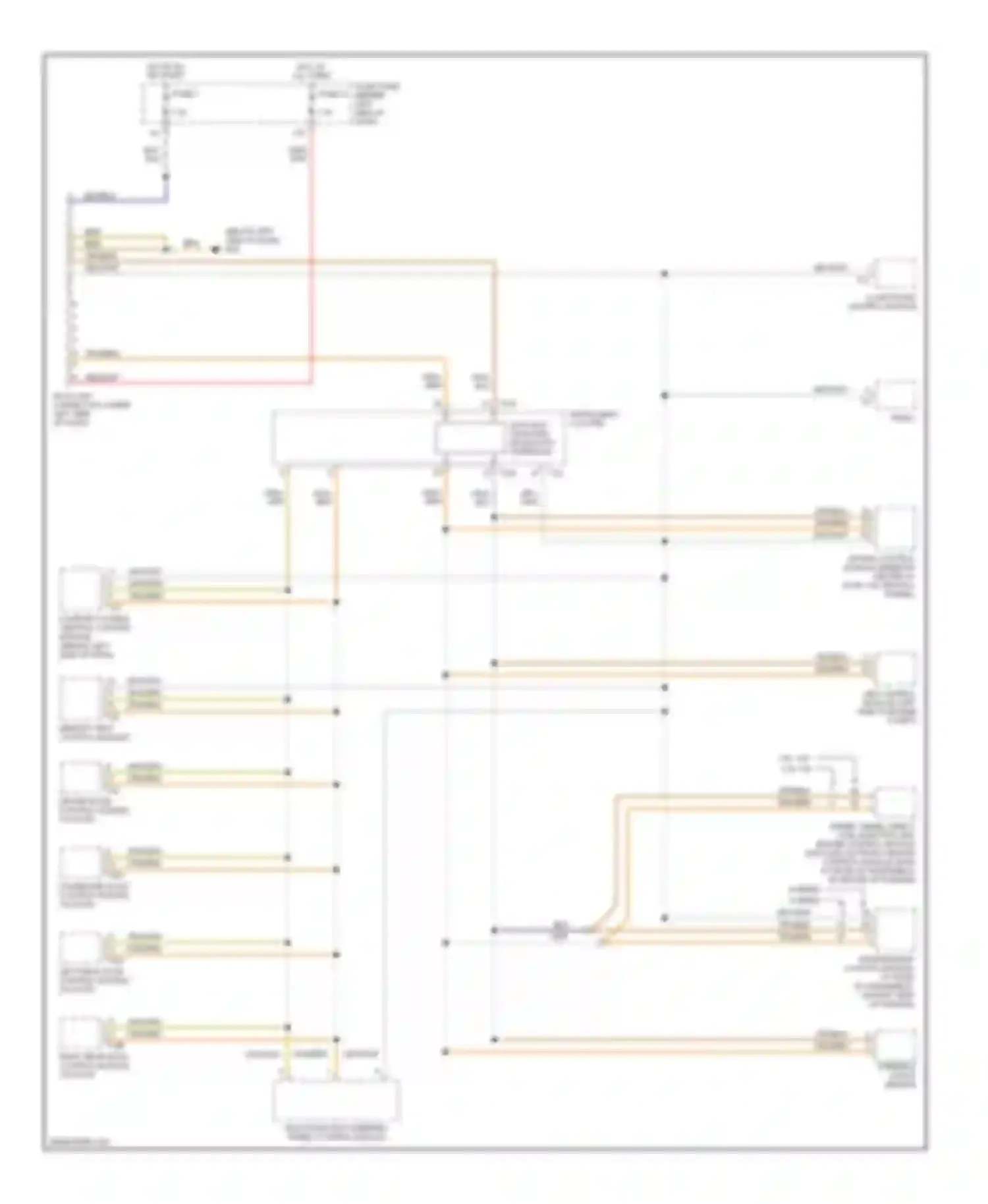 Jetta Volkswagen IV (1998-2005): Computer data lines circuit
