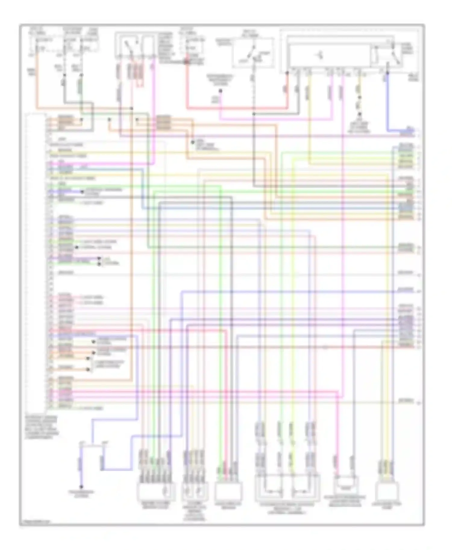 Jetta Volkswagen IV (1998-2005): Wiring diagram engine performance 1.8l turbo (1 of 3)