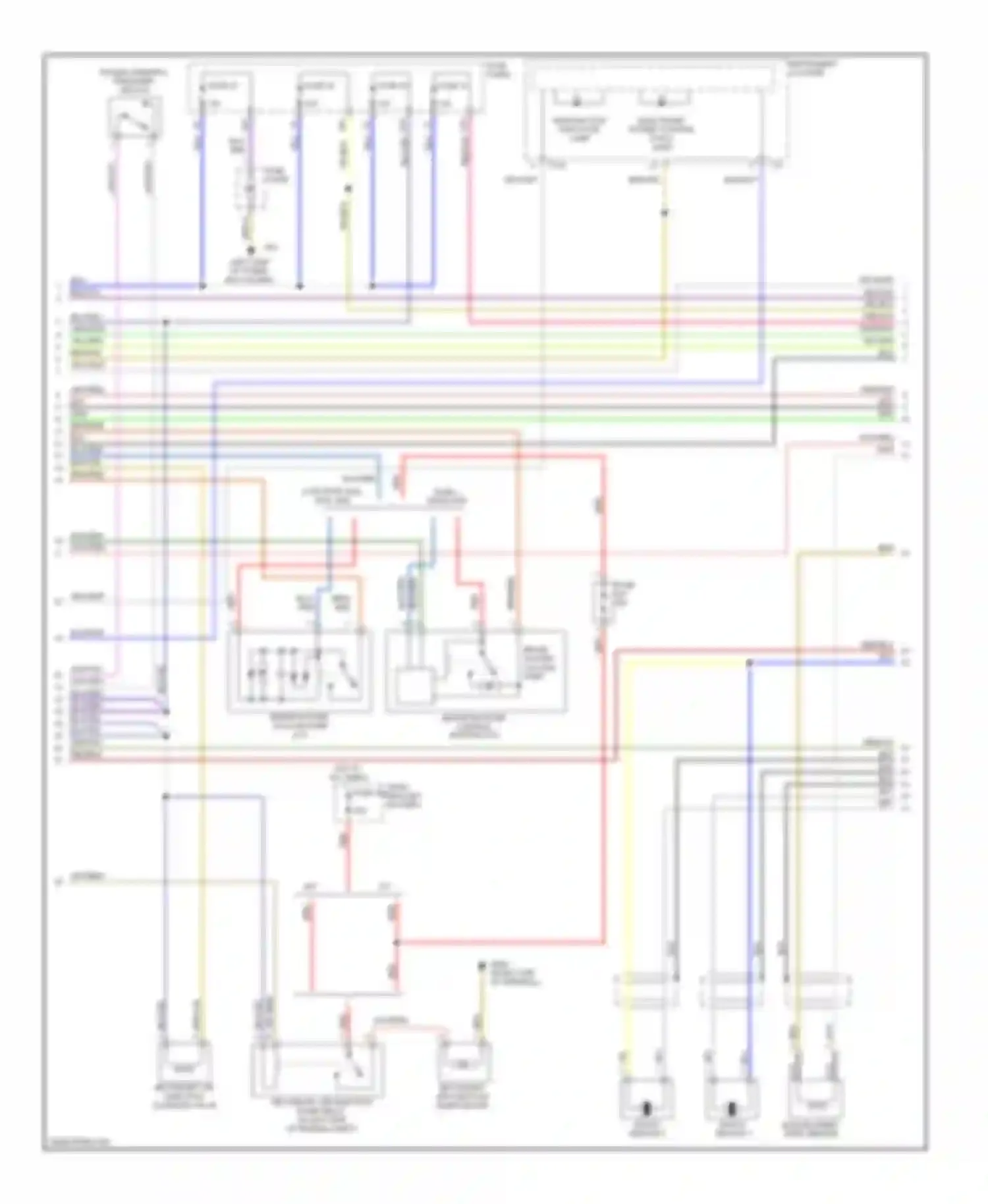 Jetta Volkswagen IV (1998-2005): Wiring diagram engine performance 1.8l turbo (2 of 3)