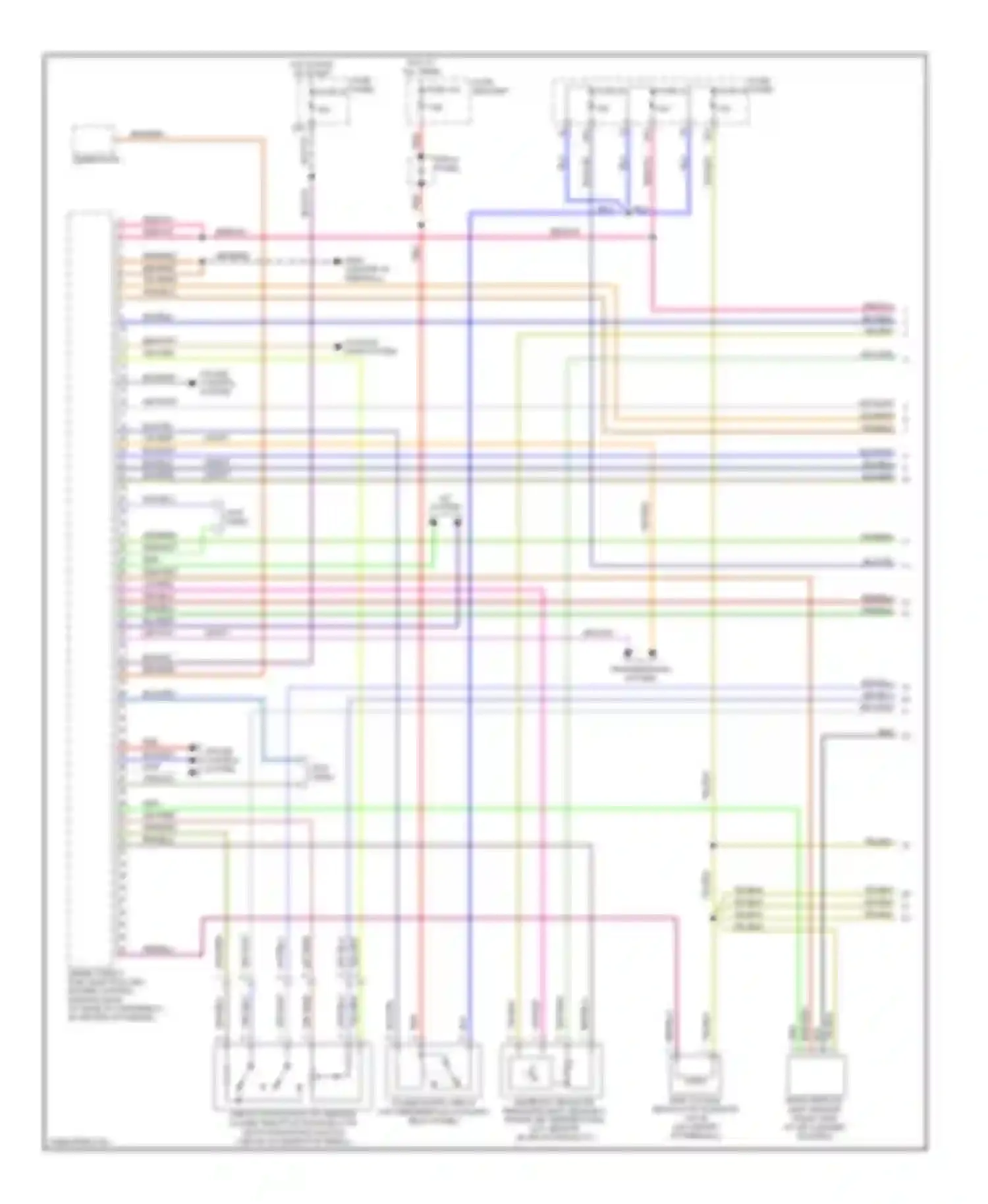 Jetta Volkswagen IV (1998-2005): Wiring diagram engine performance 1.9l turbo diesel (1 of 3)