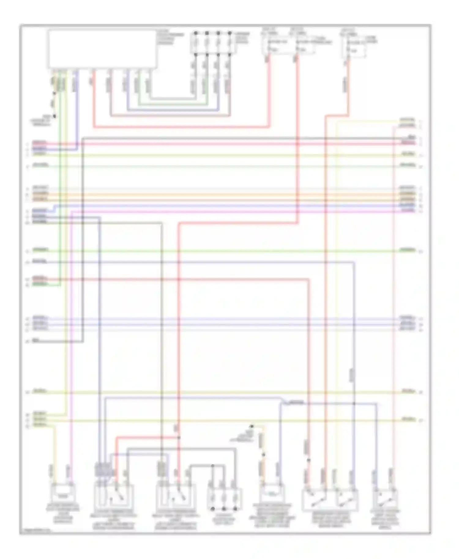 Jetta Volkswagen IV (1998-2005): Wiring diagram engine performance 1.9l turbo diesel (2 of 3)