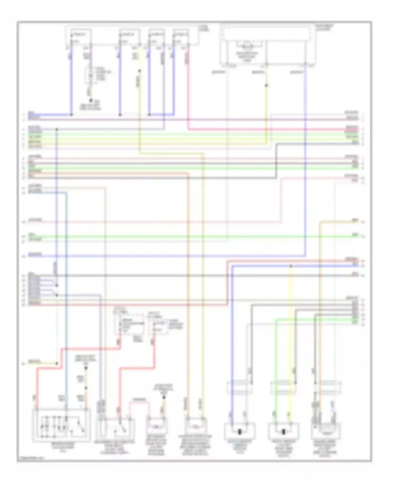 Jetta Volkswagen IV (1998-2005): Wiring diagram engine performance 2.0l, engine code bbw (2 of 3)